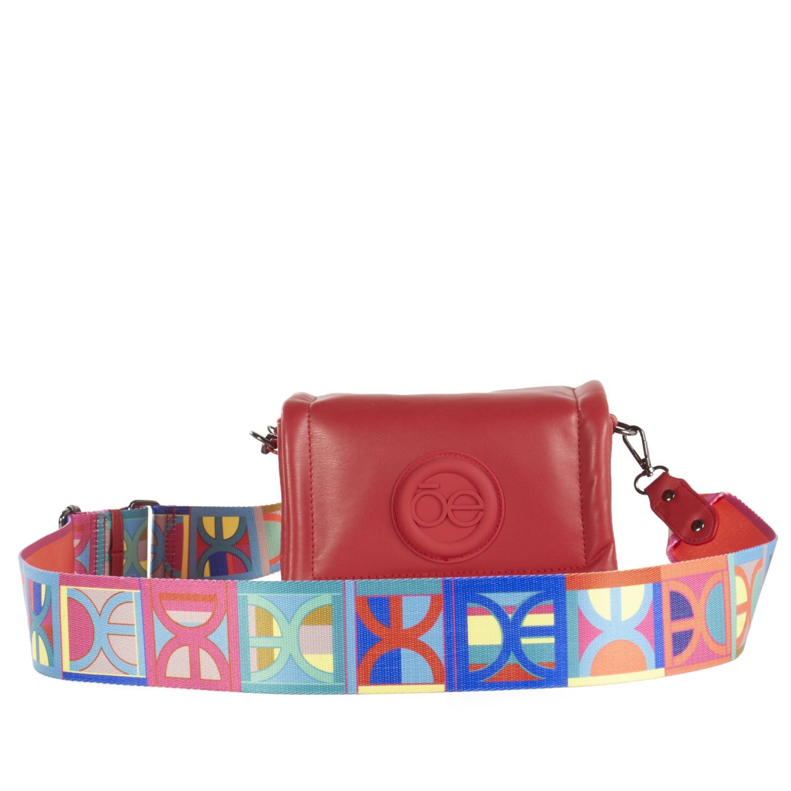 Bolsa Crossbody Cloe Para Mujer Acolchada Asa de webbing