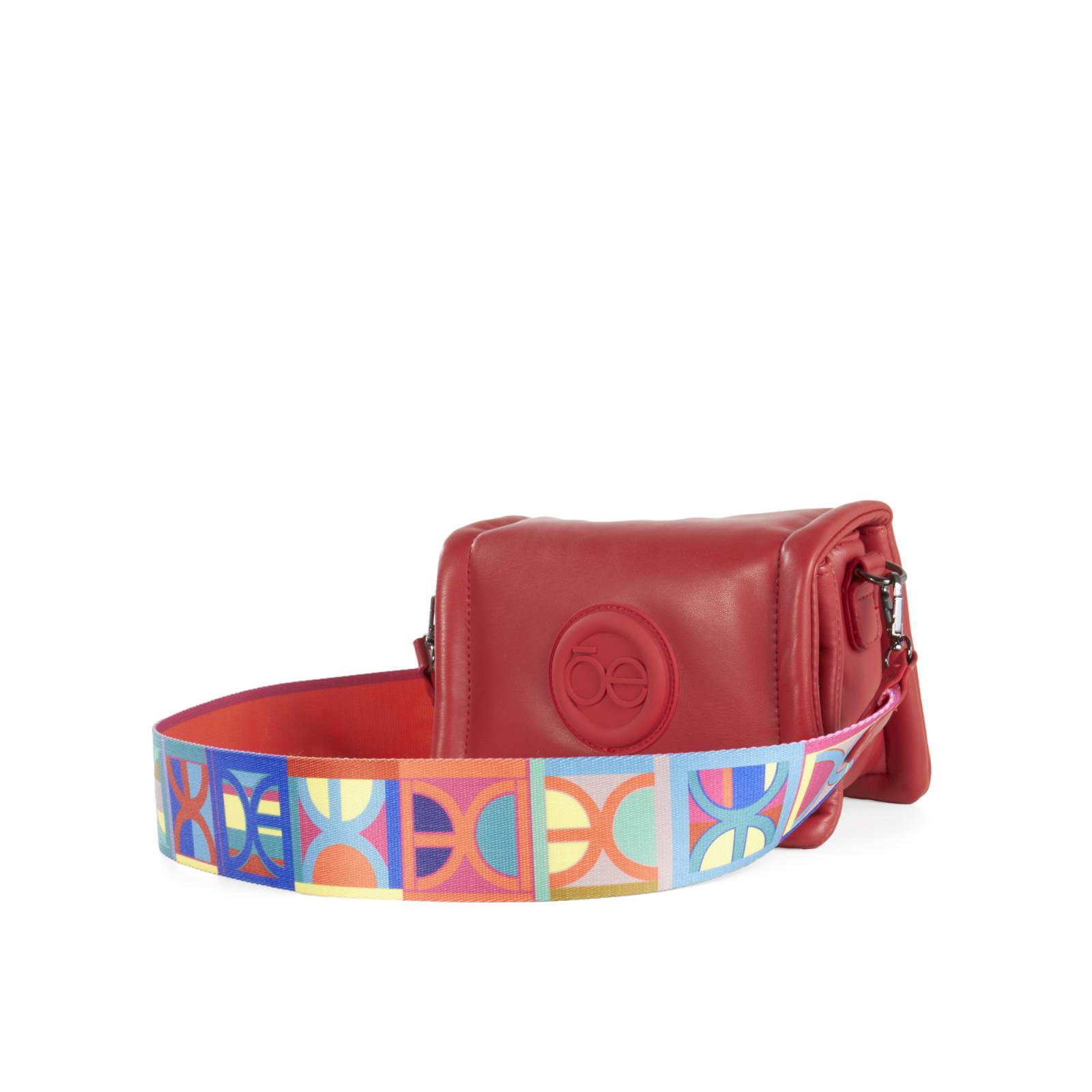 Bolsa Crossbody Cloe Para Mujer Acolchada Asa de webbing