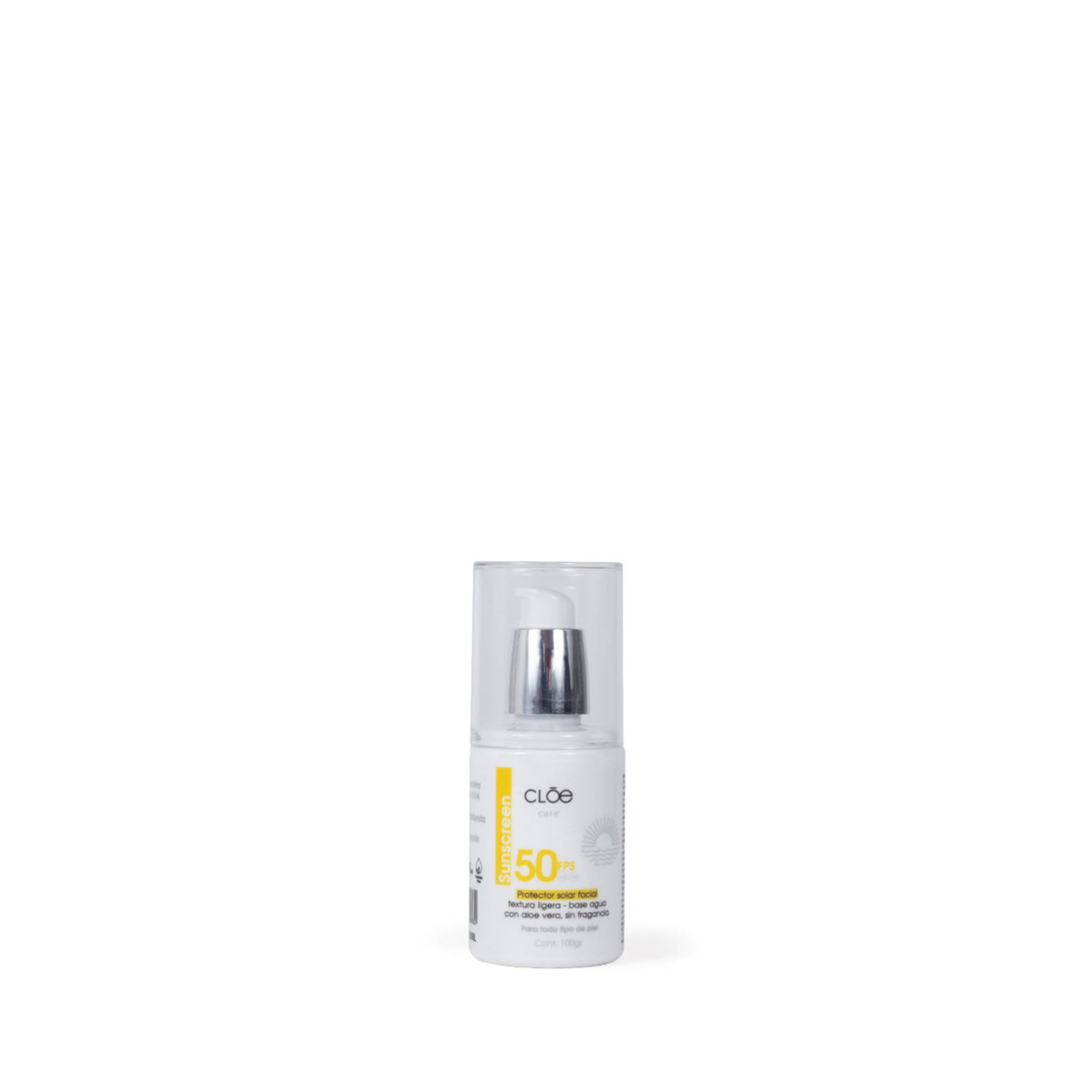 Protector Solar Facial Cloe Ultra Ligero Sin Fragancia 100Gr