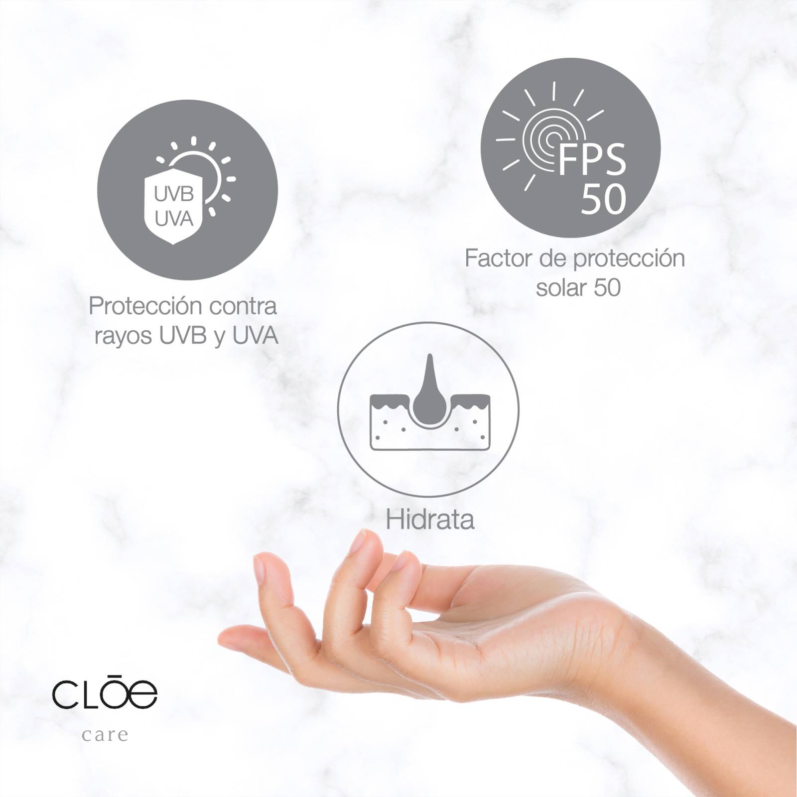 Protector Solar Facial Cloe Ultra Ligero Sin Fragancia 100Gr