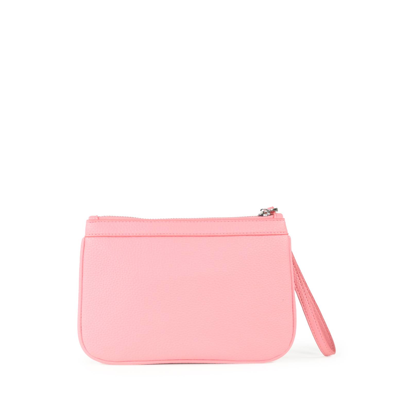 Cartera Pouch Cloe Cierre Sencillo con Maneral color Rosa