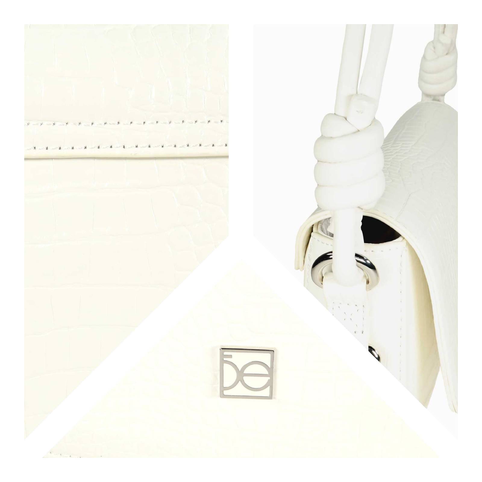 Bolsa Hobo Cloe Chica Look Animal Skin color Beige