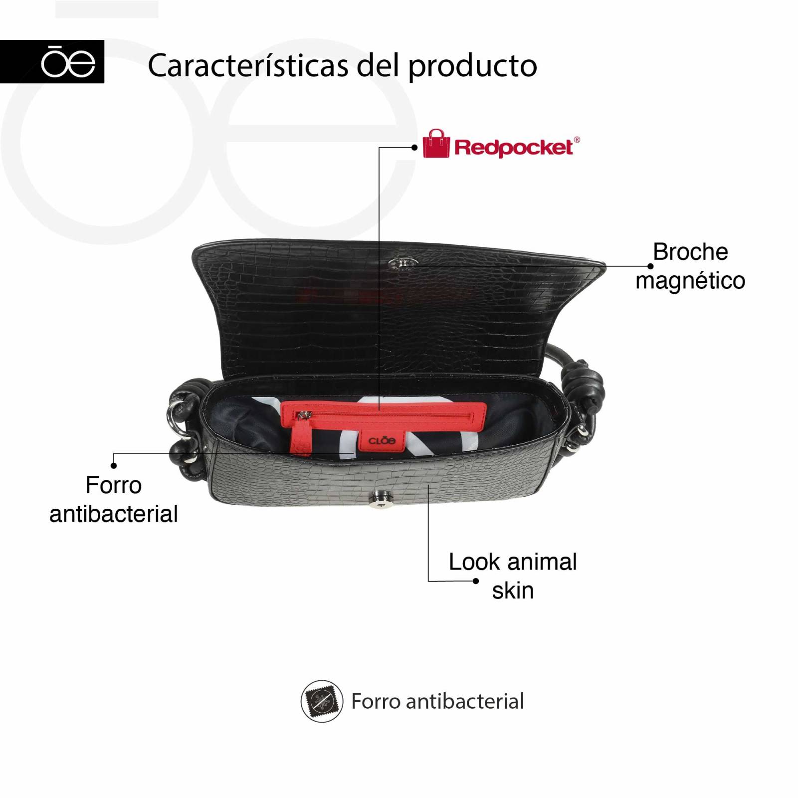 Bolsa Hobo Cloe Chica Look Animal Skin color Beige