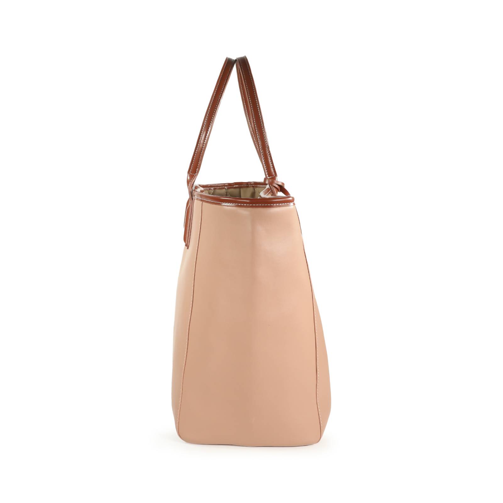 Bolsa Tote Cloe Doble Función color Nude