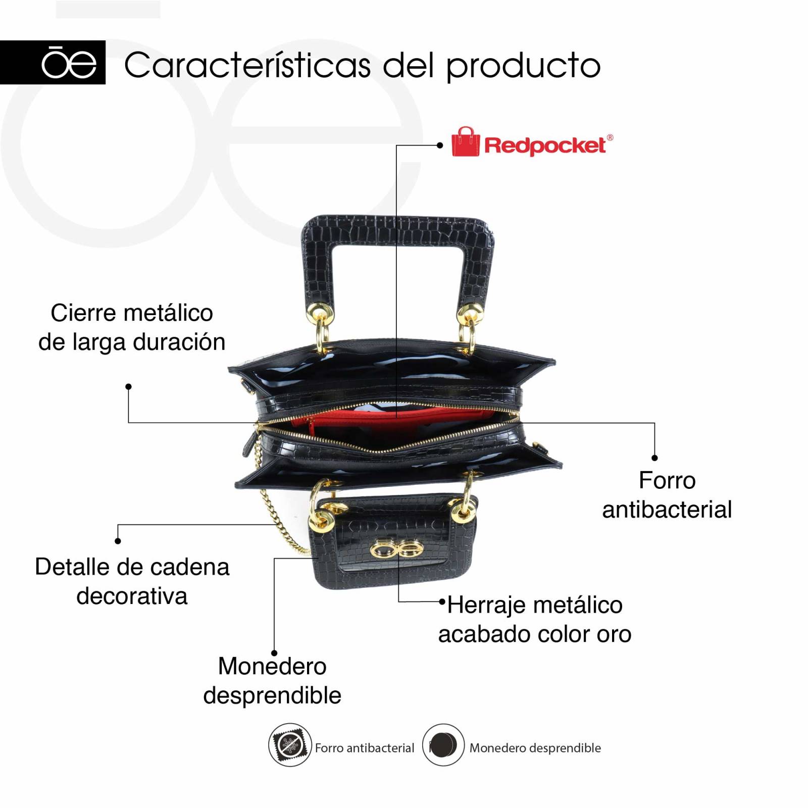 Bolsa Satchel Cloe Look Animal Skin color Verde Olivo