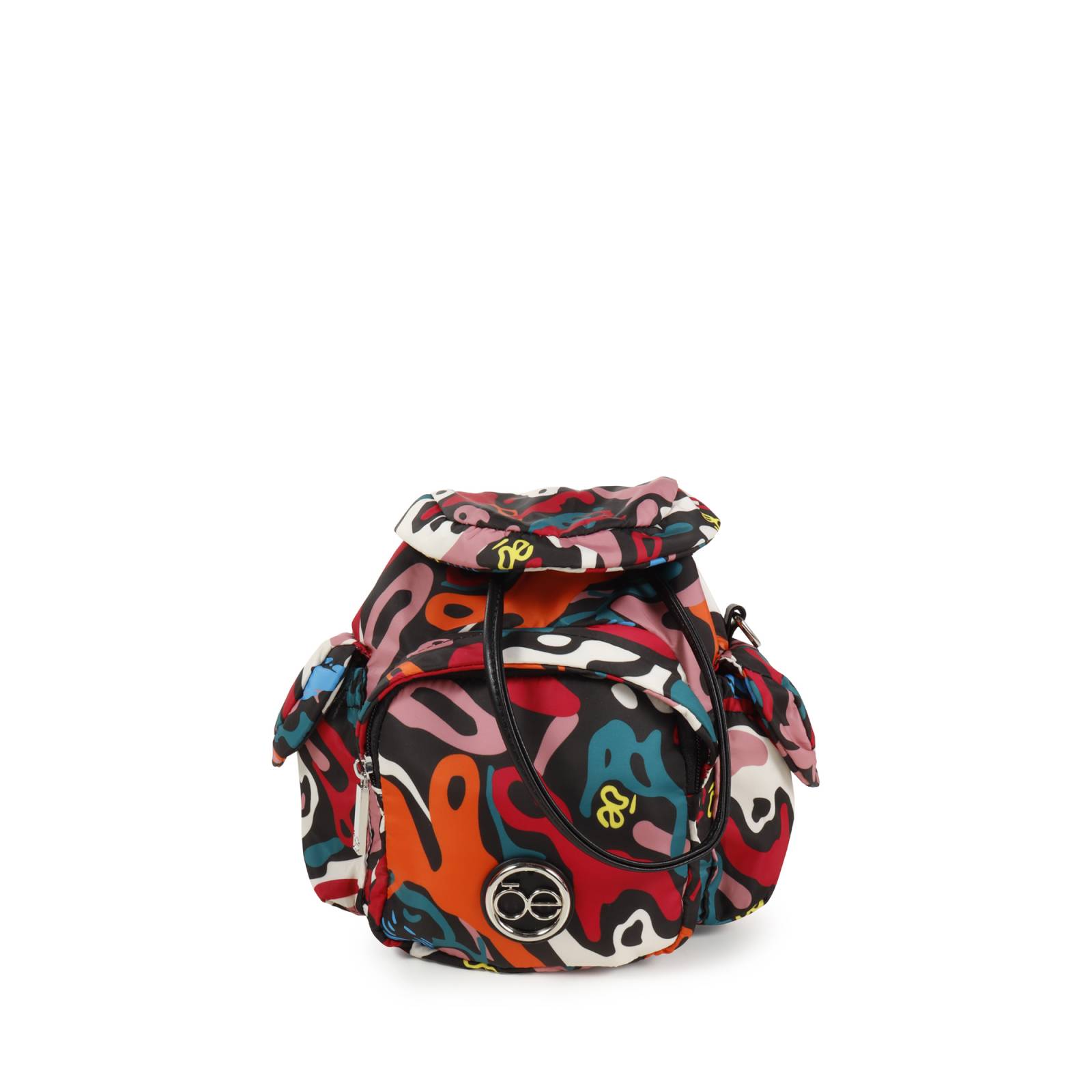 Mochila Cloe Para Mujer Mini Nylon Dos en Uno