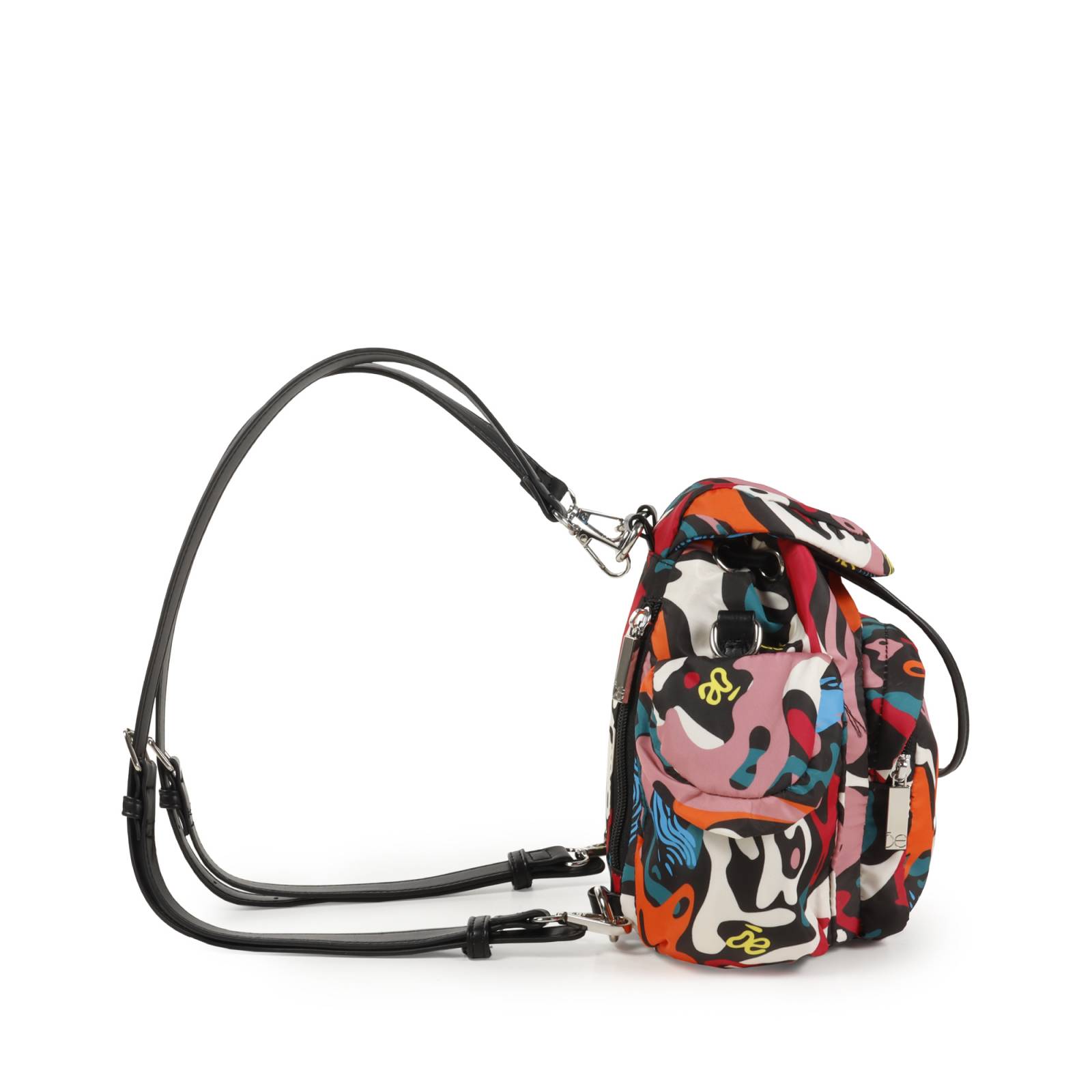 Mochila Cloe Para Mujer Mini Nylon Dos en Uno