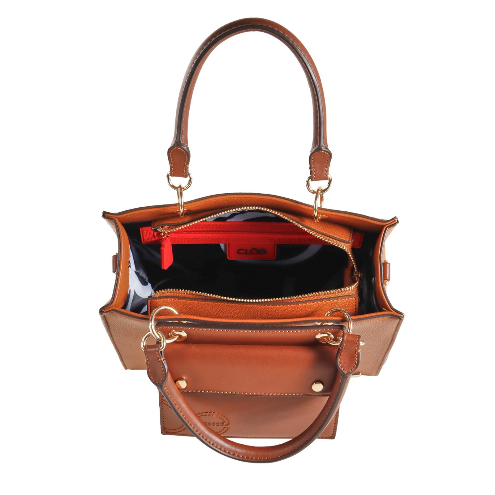 Bolsa Tote Cloe Para Mujer Grande Bolsillo Desprendible