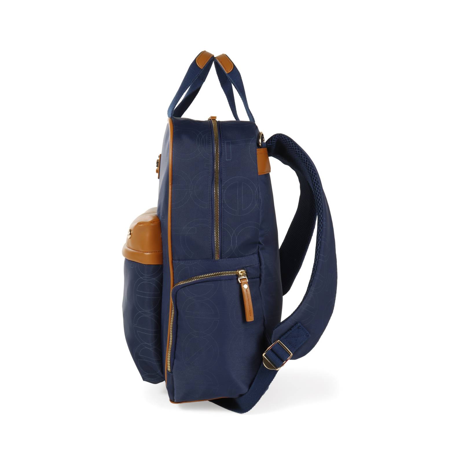 Pañalera Mochila Cloe Mom   Baby con Accesorios color Azul