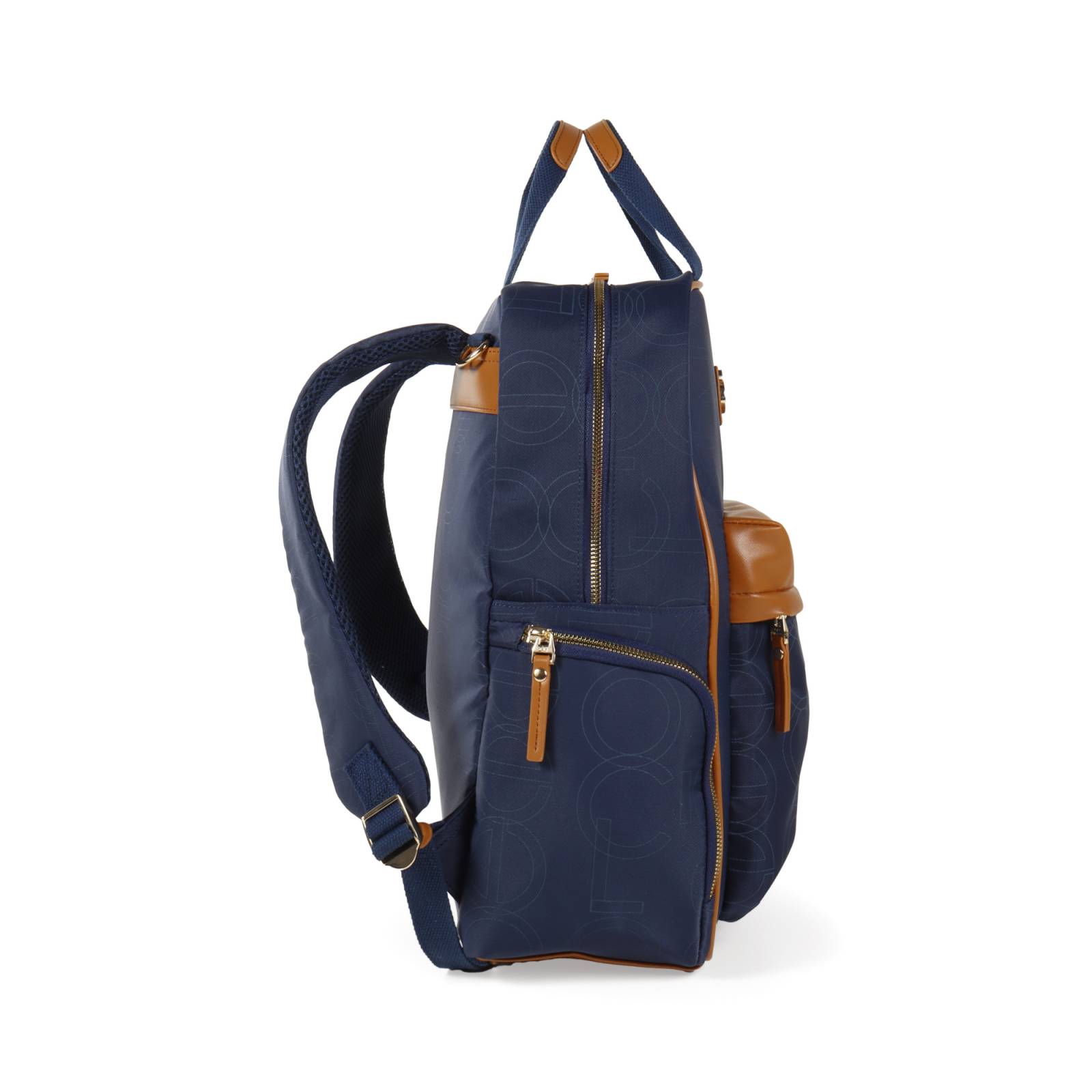 Pañalera Mochila Cloe Mom   Baby con Accesorios color Azul