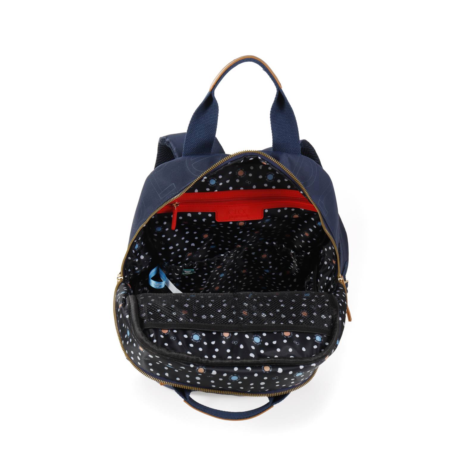 Pañalera Mochila Cloe Mom   Baby con Accesorios color Azul