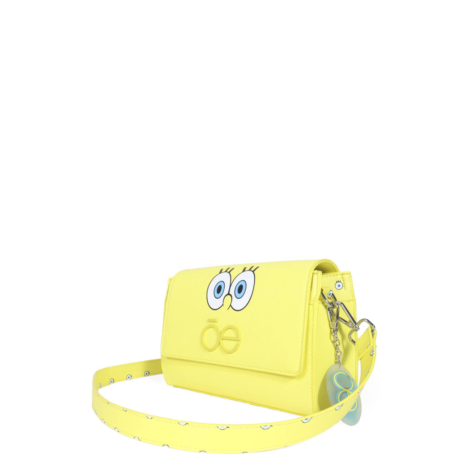 Bolsa Crossbody Sponge Bob x Oe Estampado Icónico color Amarillo