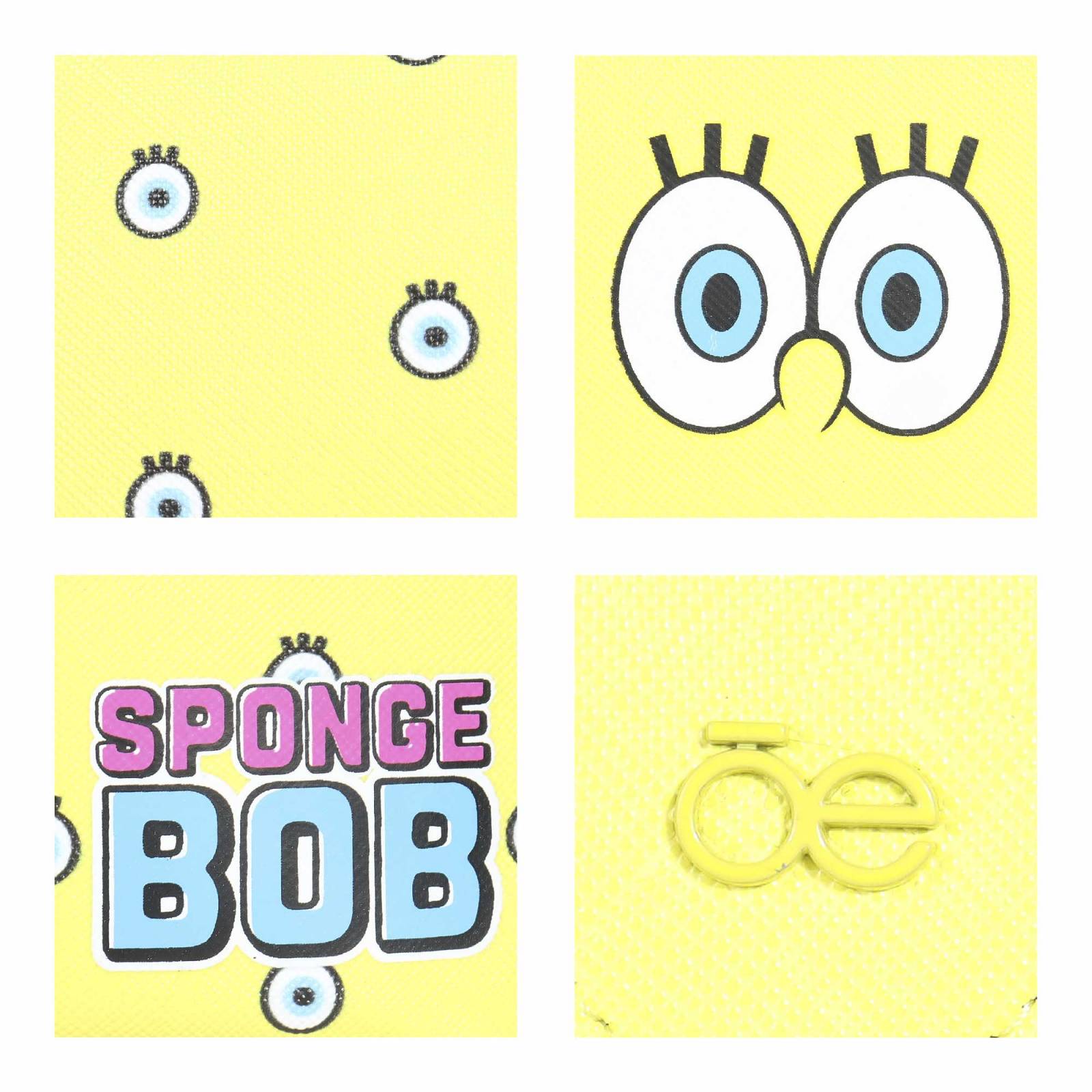Cartera Grande 2 en 1 Sponge Bob x Oe Estampado Icónico color Amarillo
