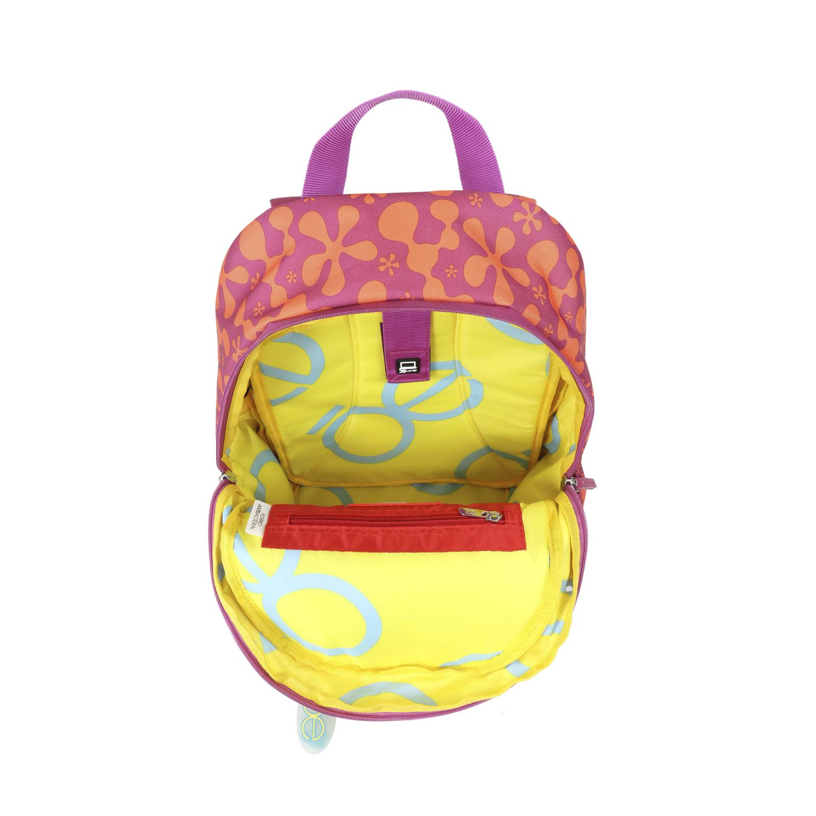 Mochila 2 en 1 Textil Sponge Bob x Oe color Magenta