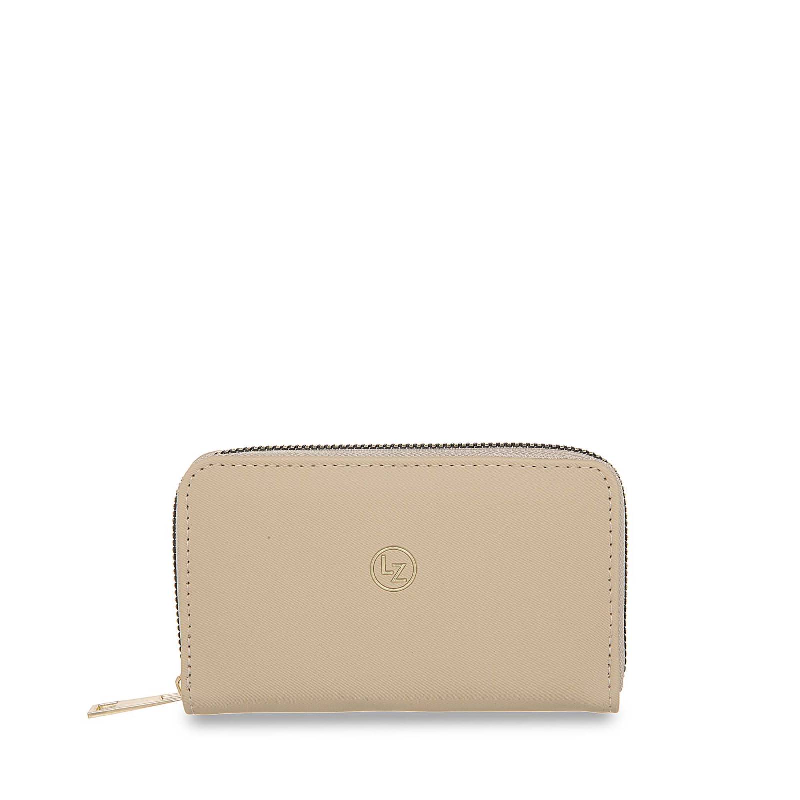 Cartera Lucentzza Mediana Cierre Sencillo Nylon color Fango