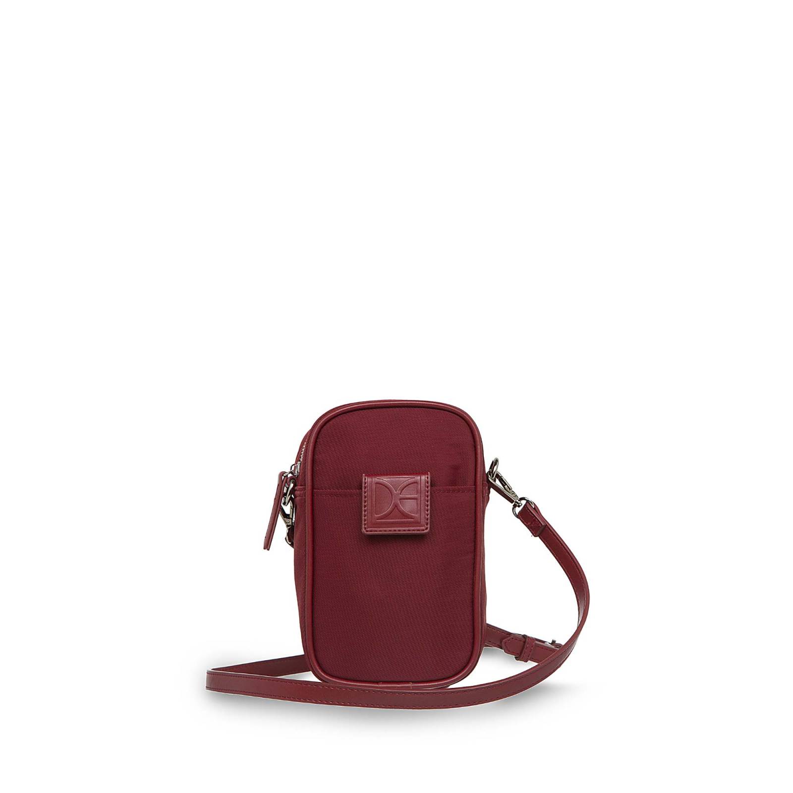 Bolsa Crossbody Cloe Nylon color Rojo Tinto