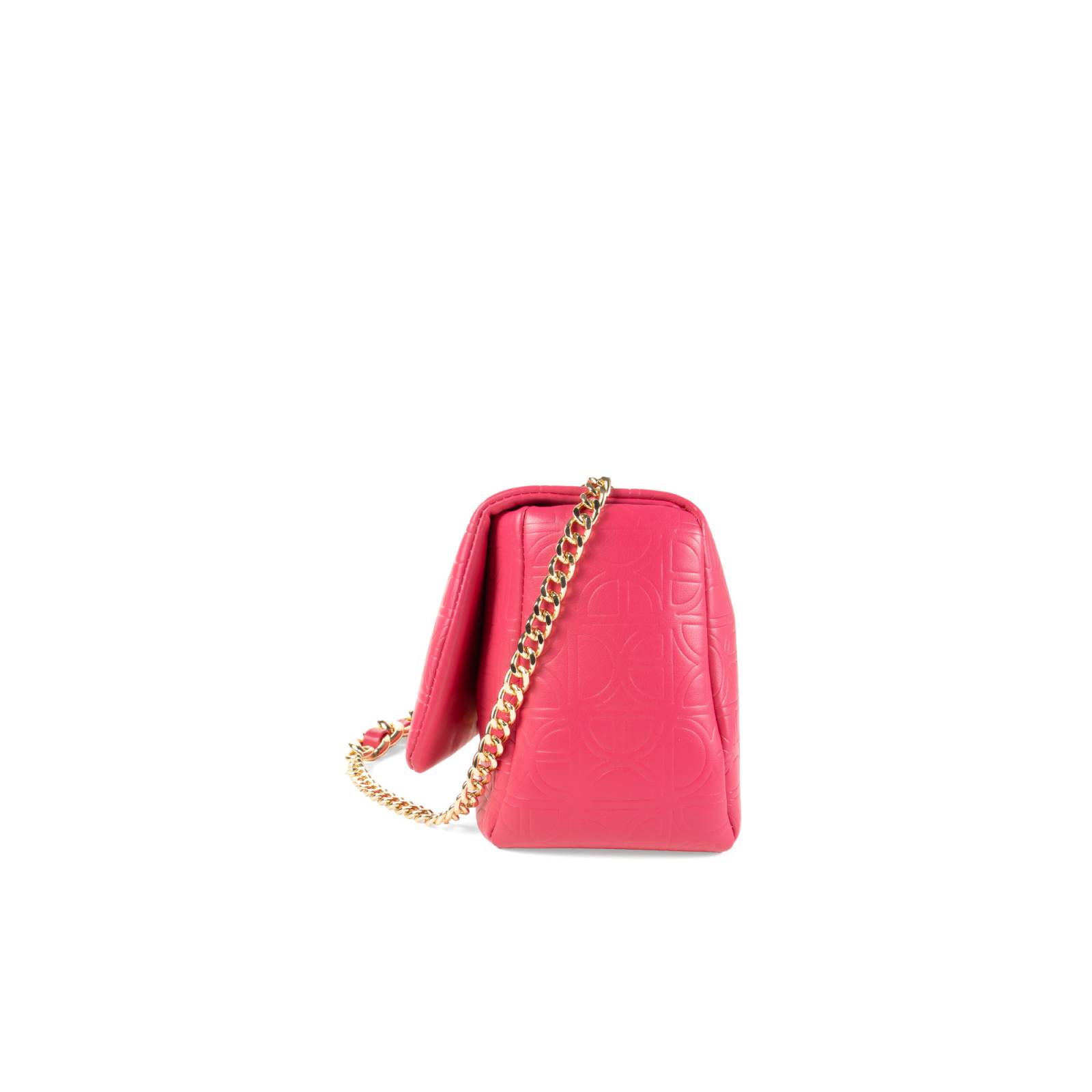 Bolsa Crossbody Cloe Monograma Troquelado color Rosa