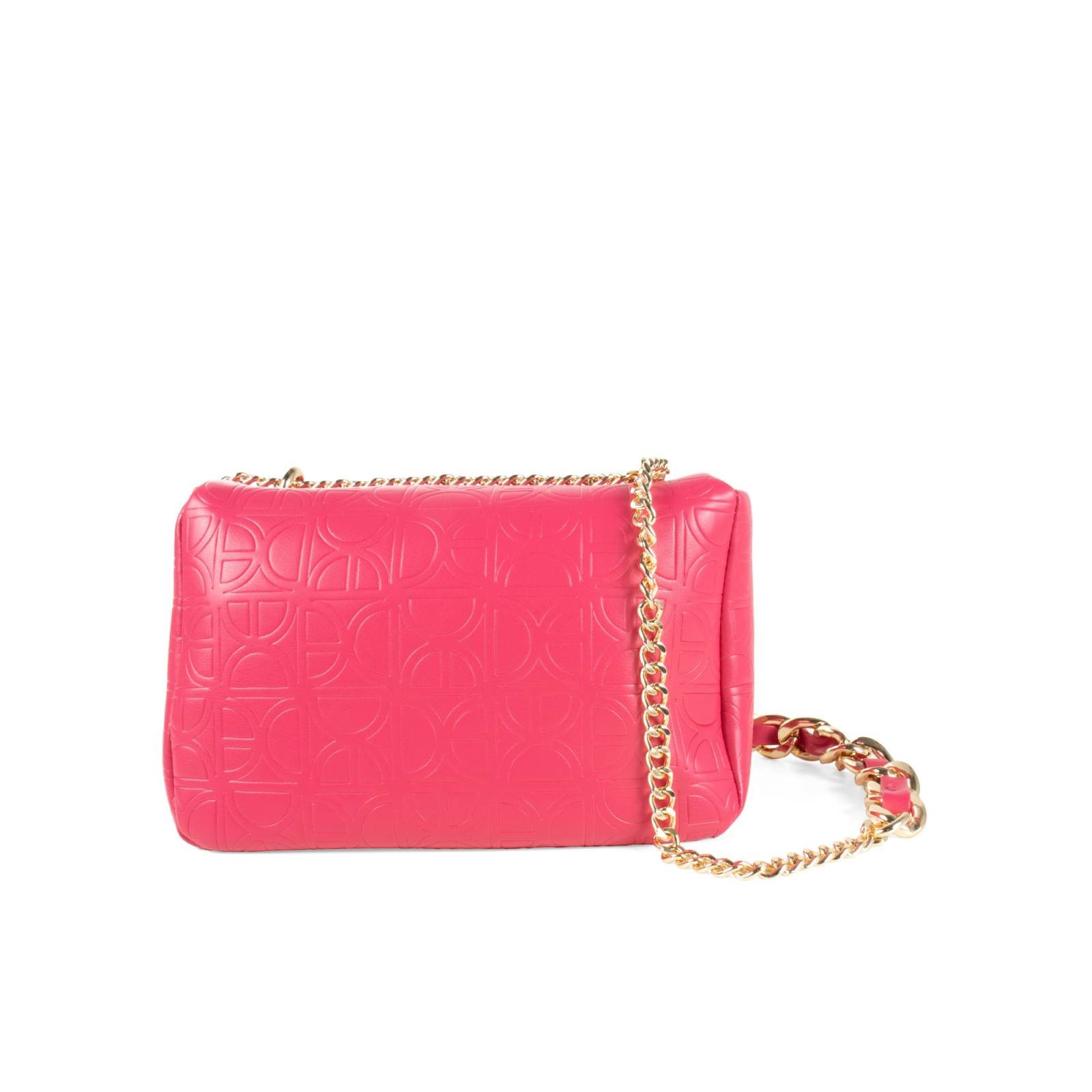 Bolsa Crossbody Cloe Monograma Troquelado color Rosa