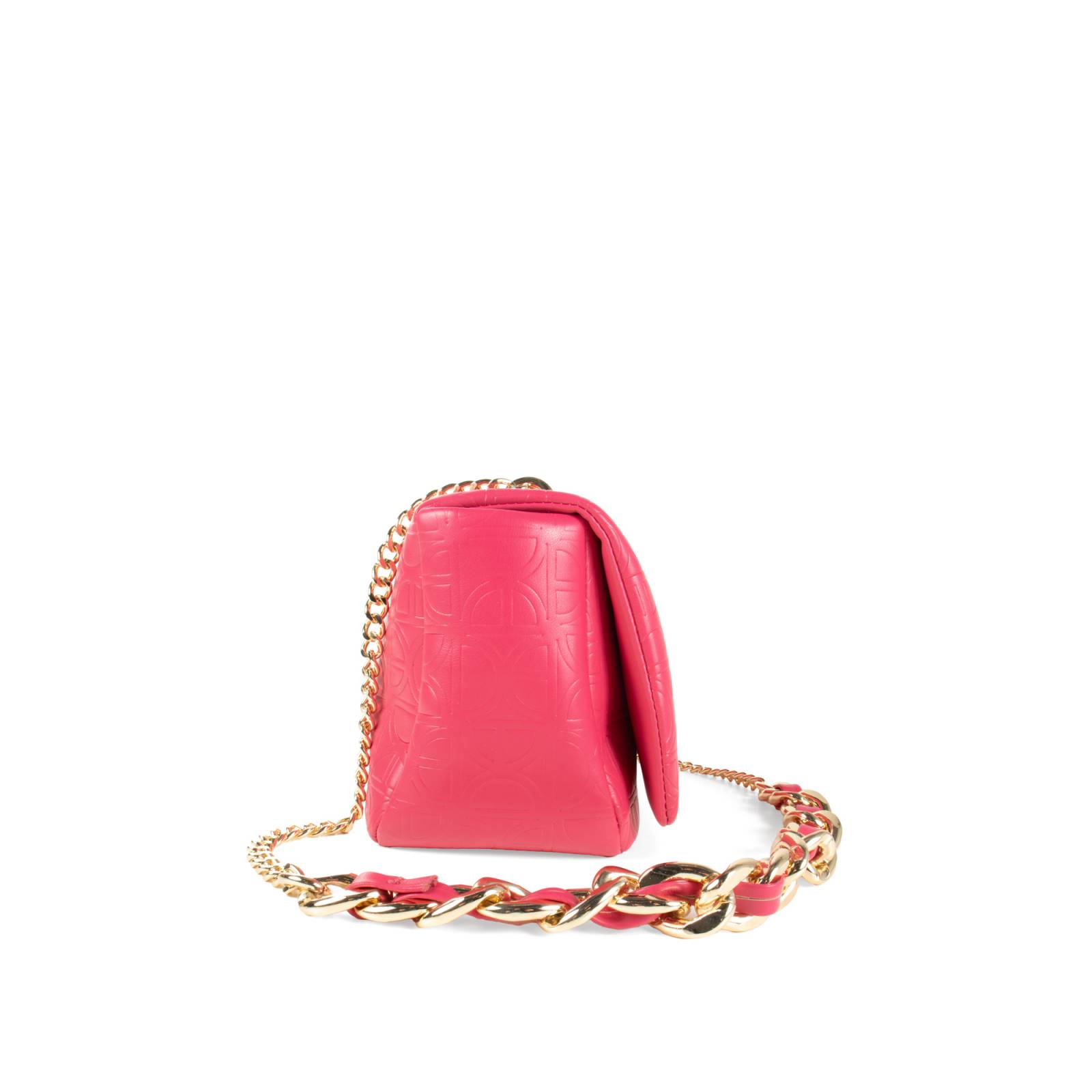 Bolsa Crossbody Cloe Monograma Troquelado color Rosa