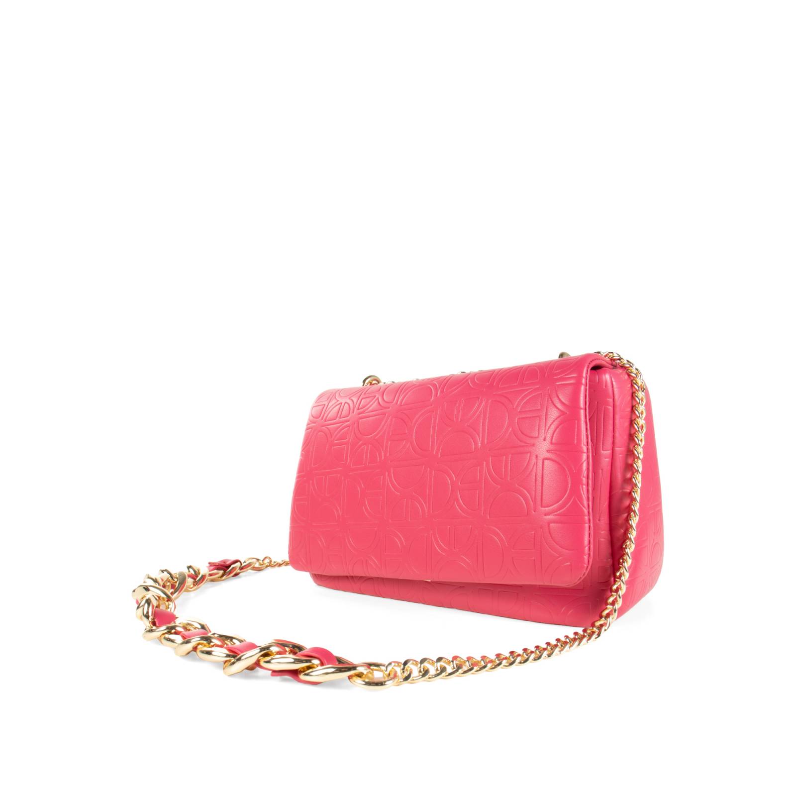 Bolsa Crossbody Cloe Monograma Troquelado color Rosa