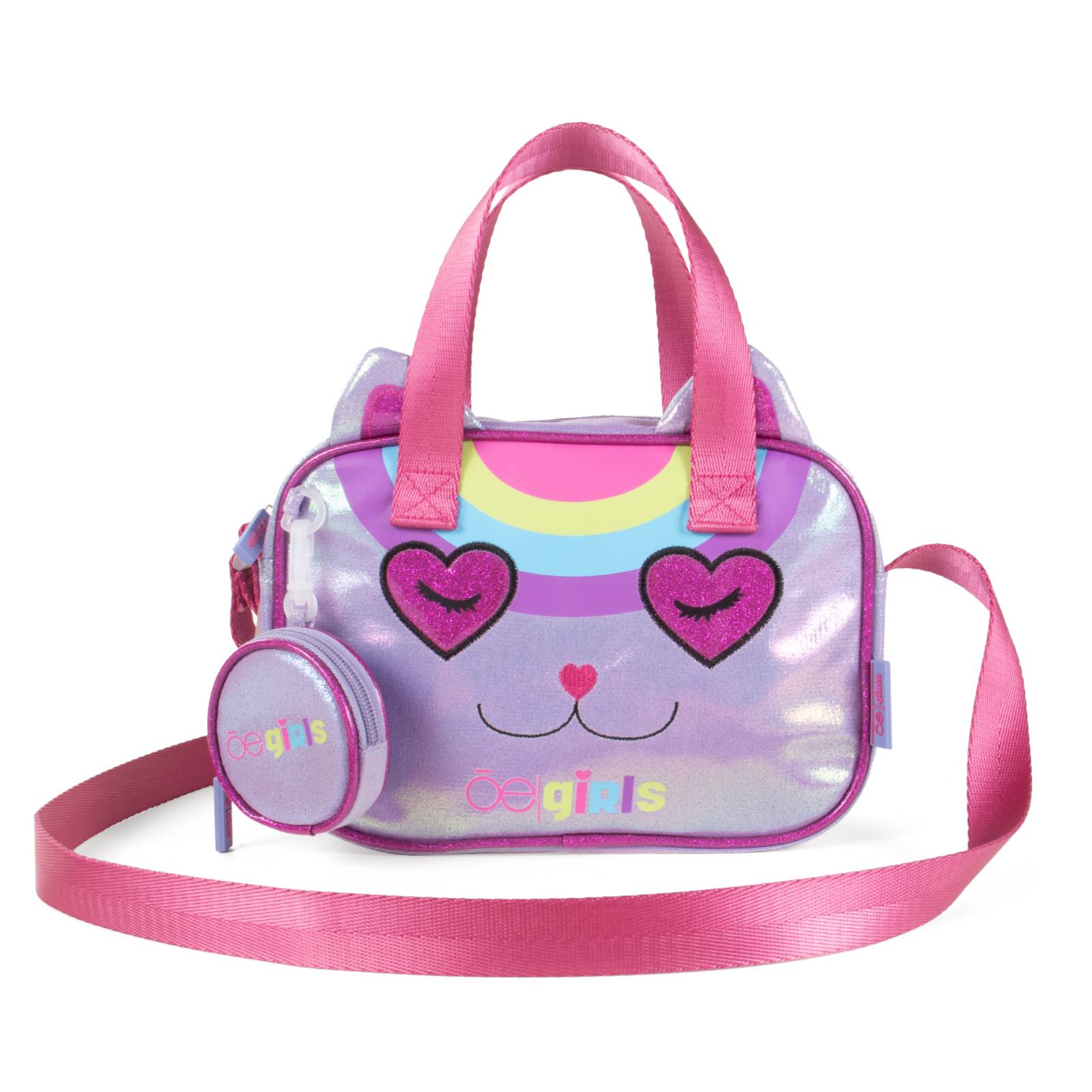 Bolsa Satchel Cloe Girls para Niña con Monedero color Lila