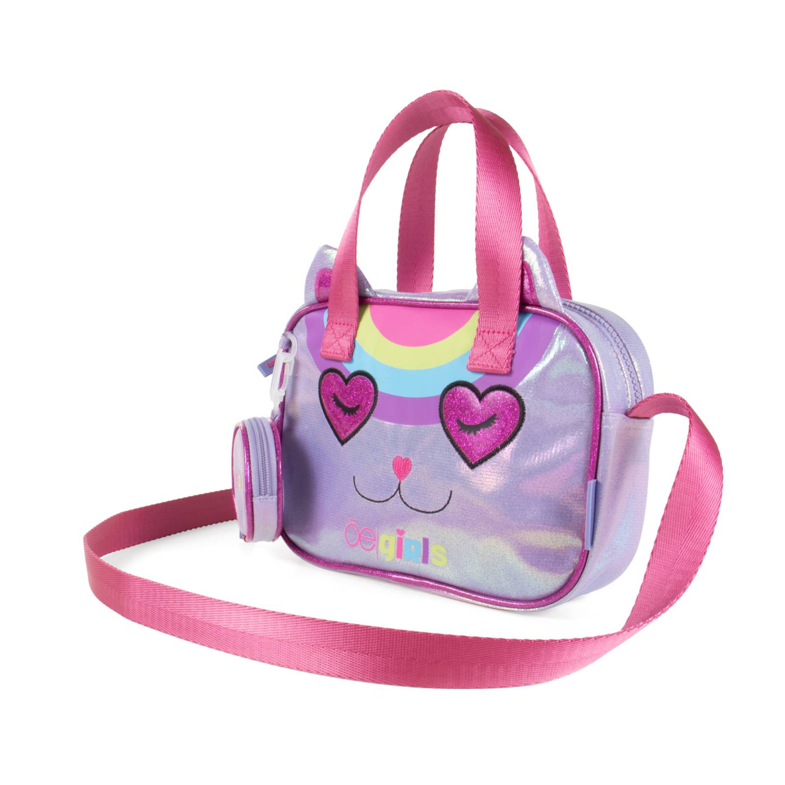 Bolsa Satchel Cloe Girls para Niña con Monedero color Lila