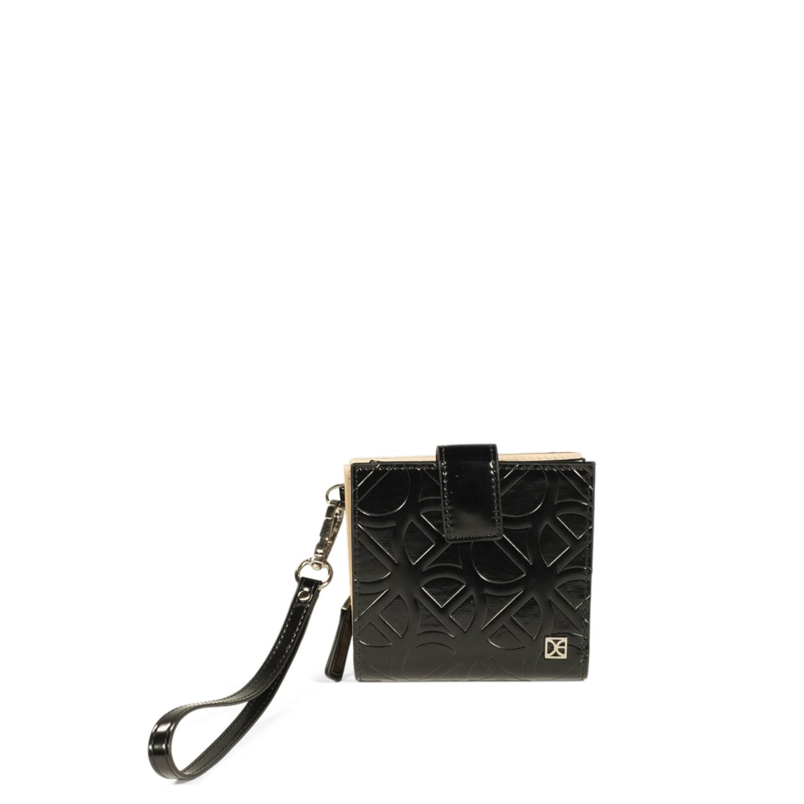 Cartera Cloe Flap Chica con Maneral color Negro