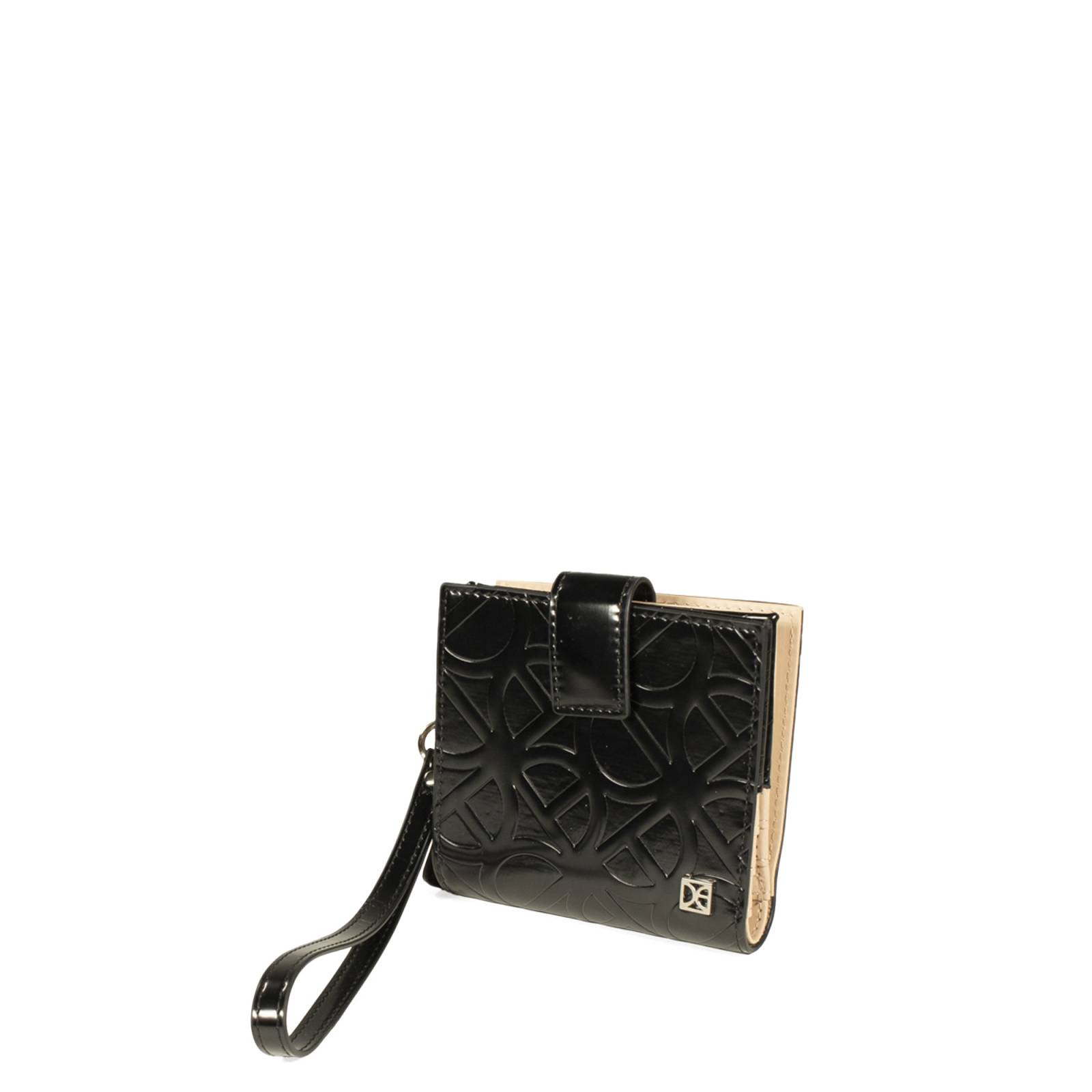 Cartera Cloe Flap Chica con Maneral color Negro