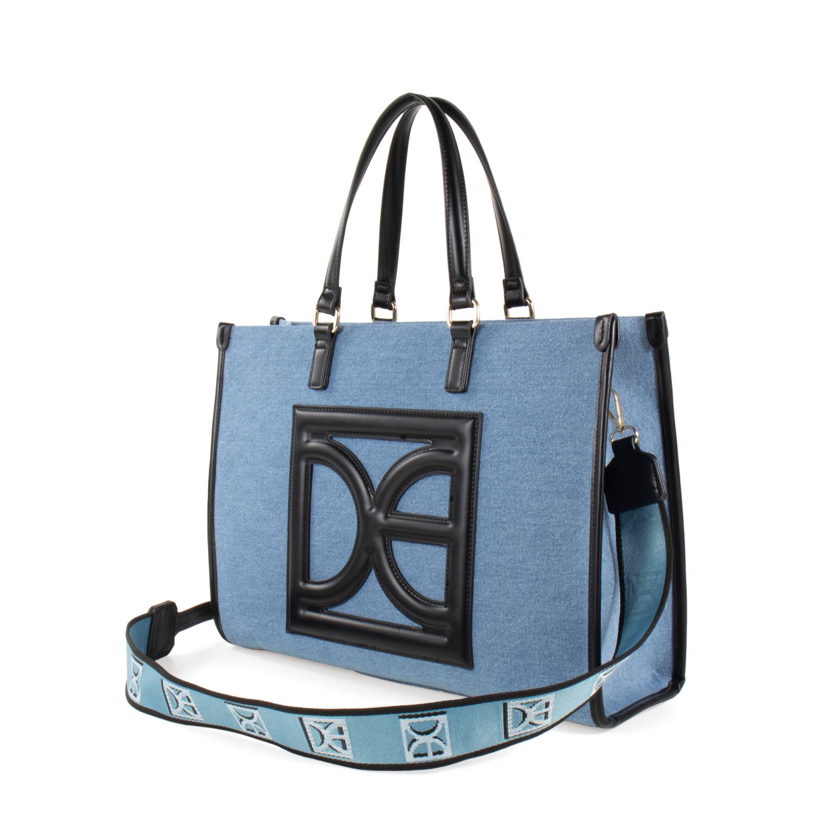 Bolsa Cloe Grande Textil Porta Laptop 15 plg color Azul