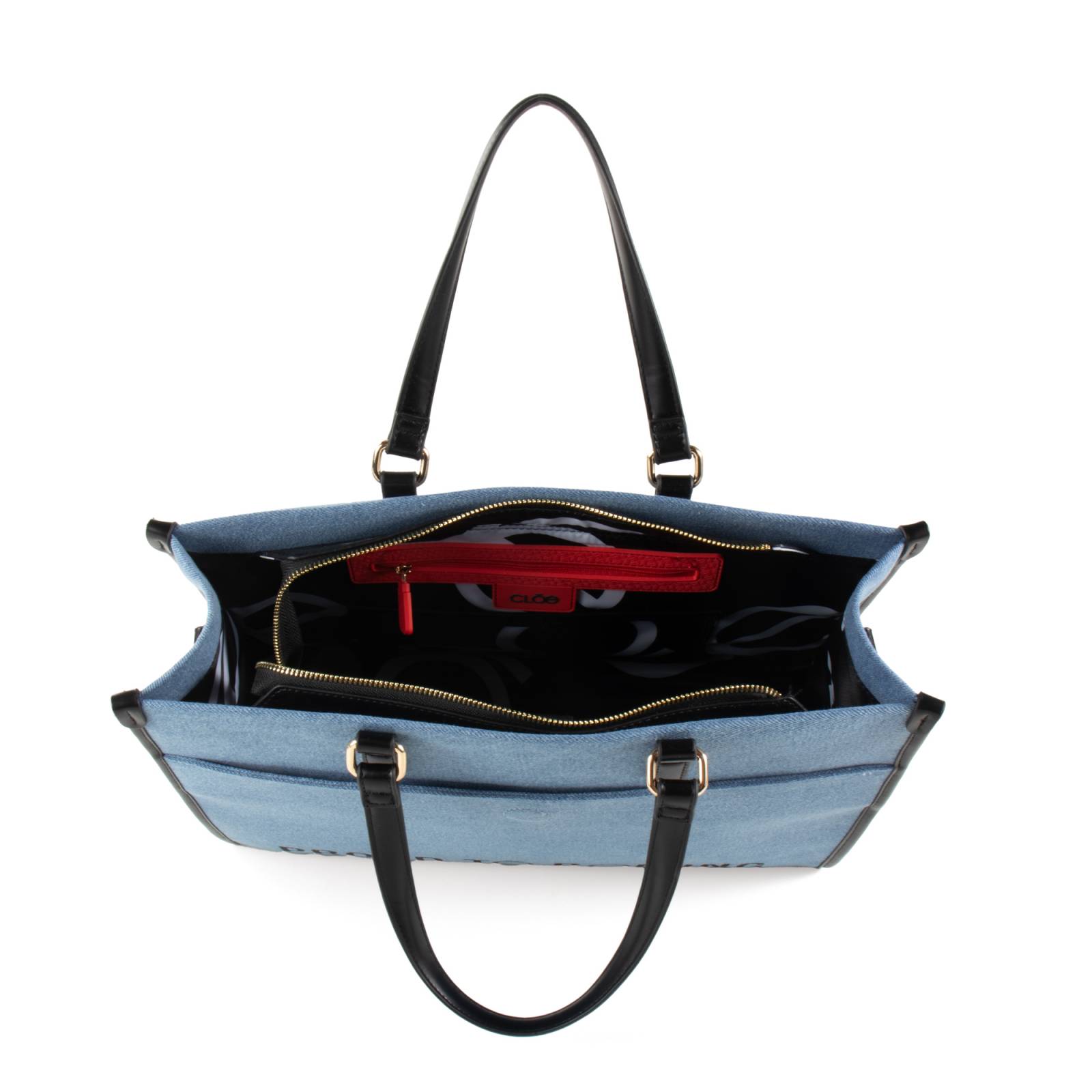 Bolsa Cloe Grande Textil Porta Laptop 15 plg color Azul