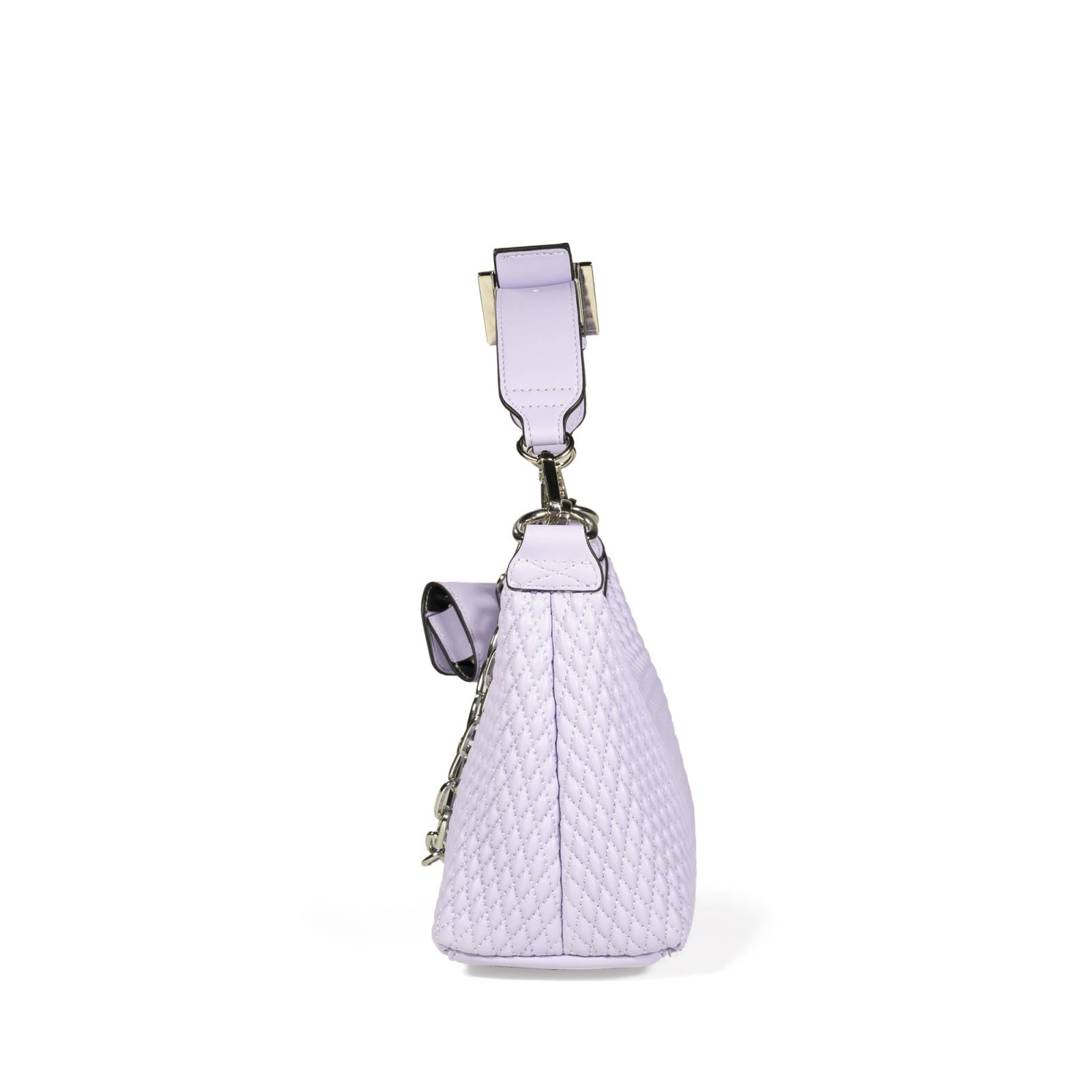 Bolsa Hobo Cloe Mediana Look Animal Skin color Lila