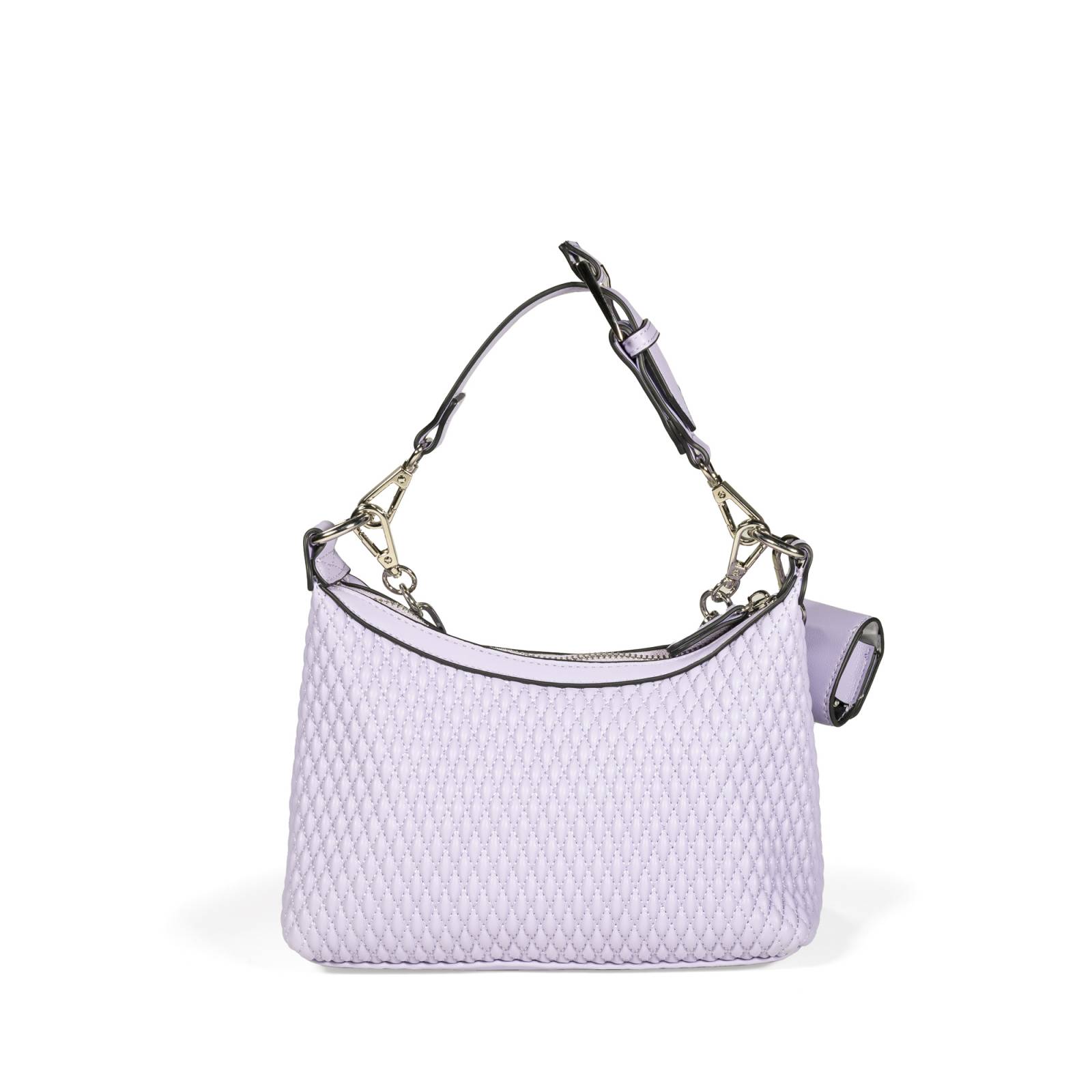 Bolsa Hobo Cloe Mediana Look Animal Skin color Lila