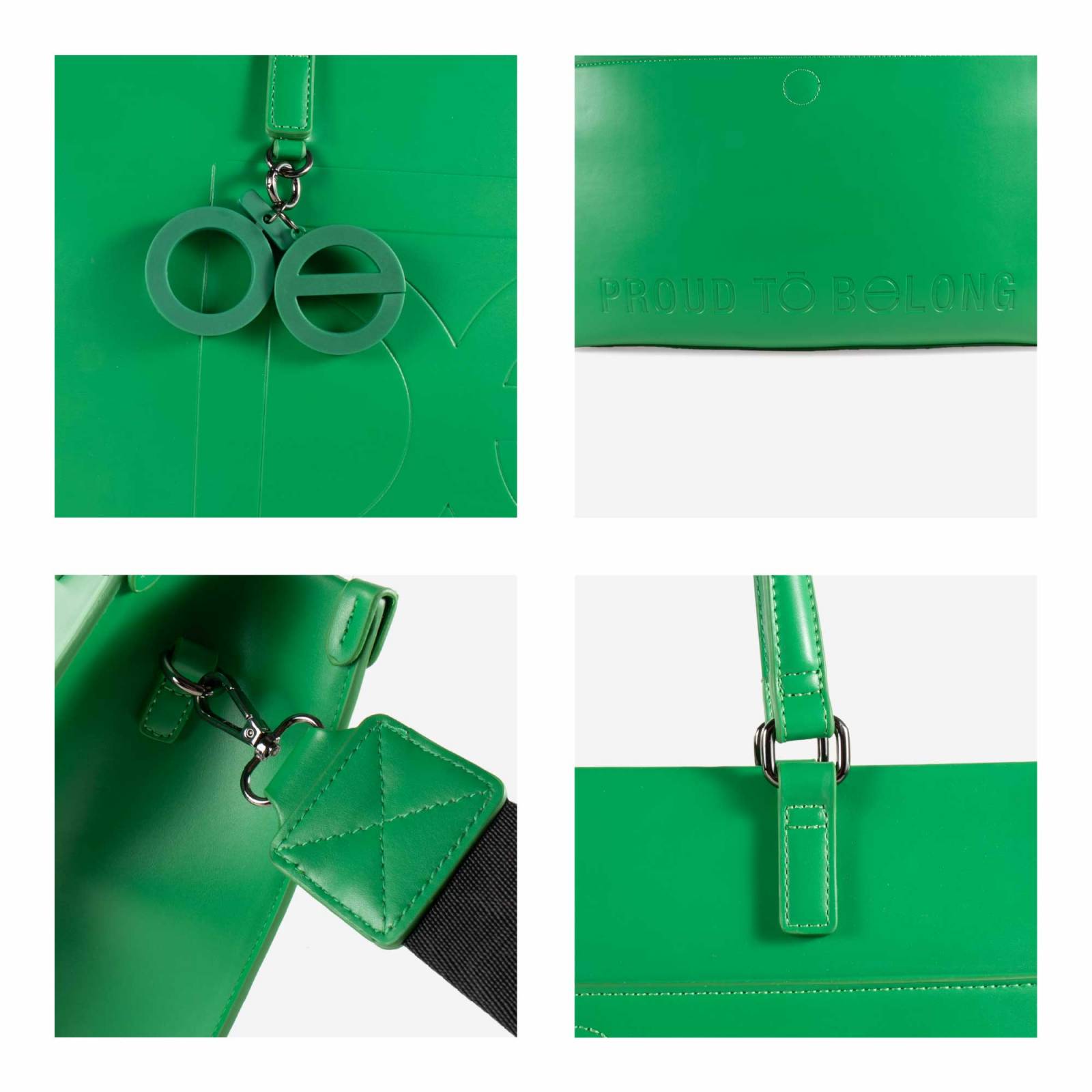 Bolsa Cloe Grande Porta Laptop 15 plg color Verde