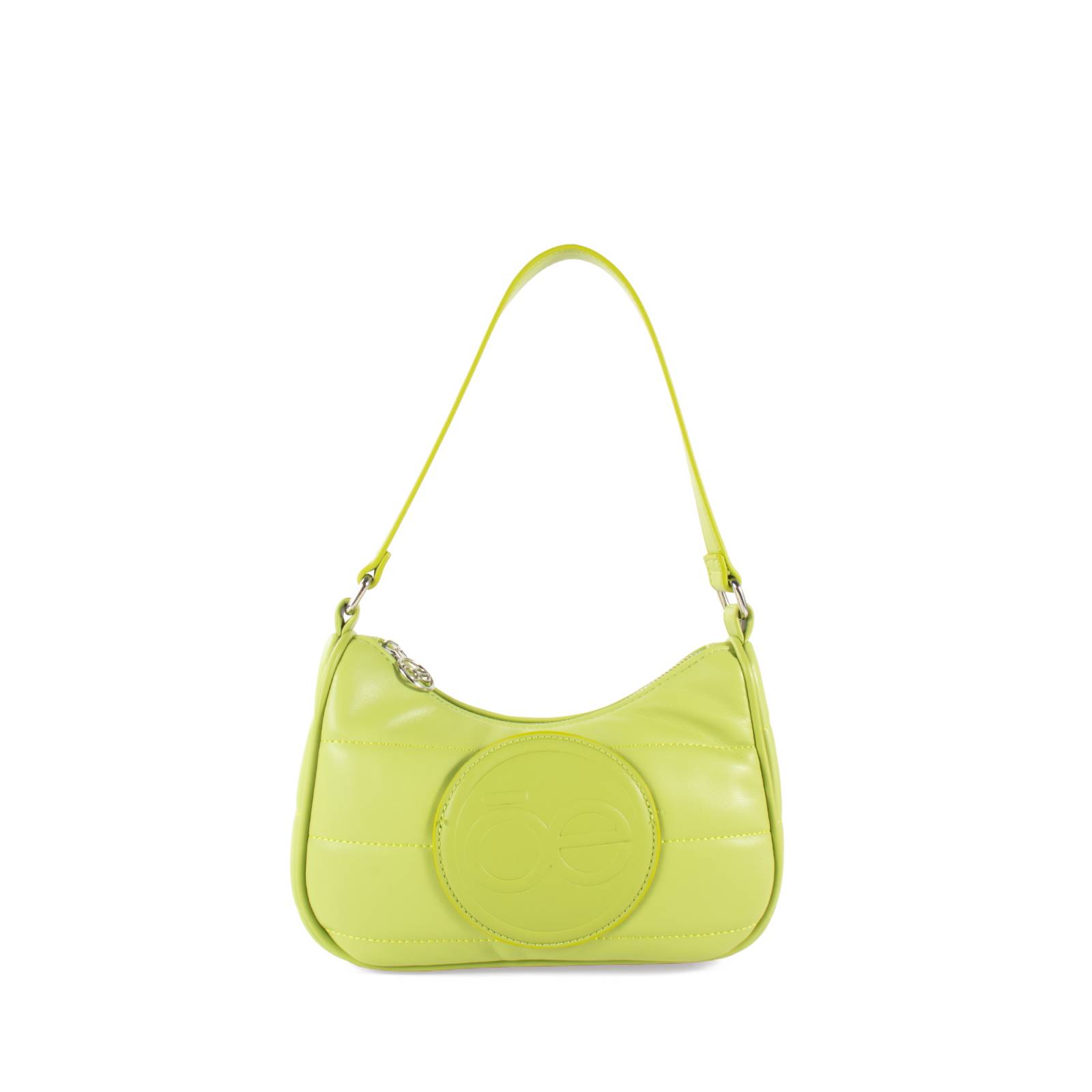 Bolsa Hobo Cloe Acolchada color Verde Limón