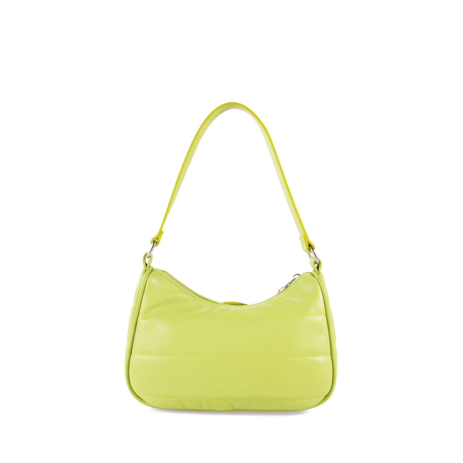 Bolsa Hobo Cloe Acolchada color Verde Limón