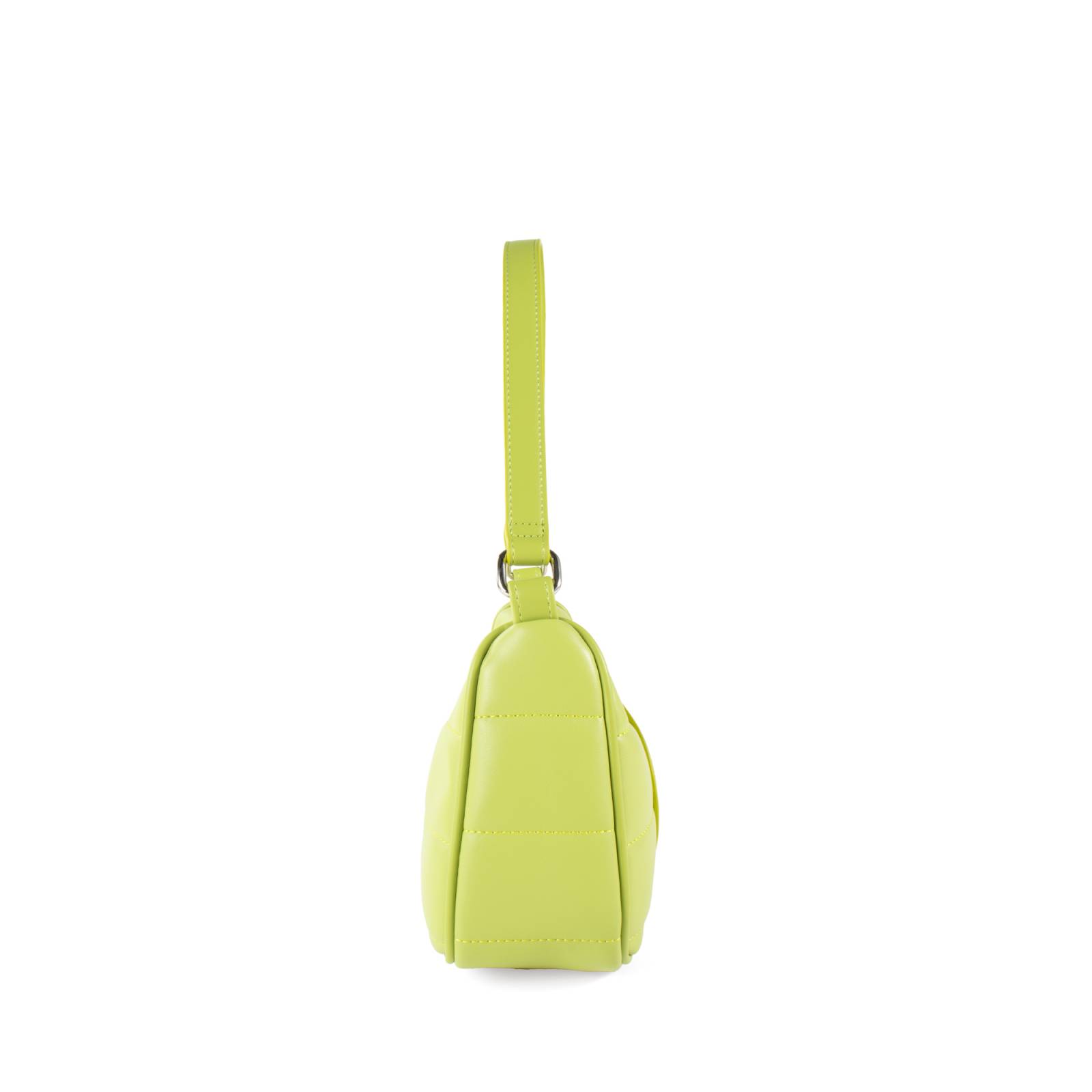 Bolsa Hobo Cloe Acolchada color Verde Limón