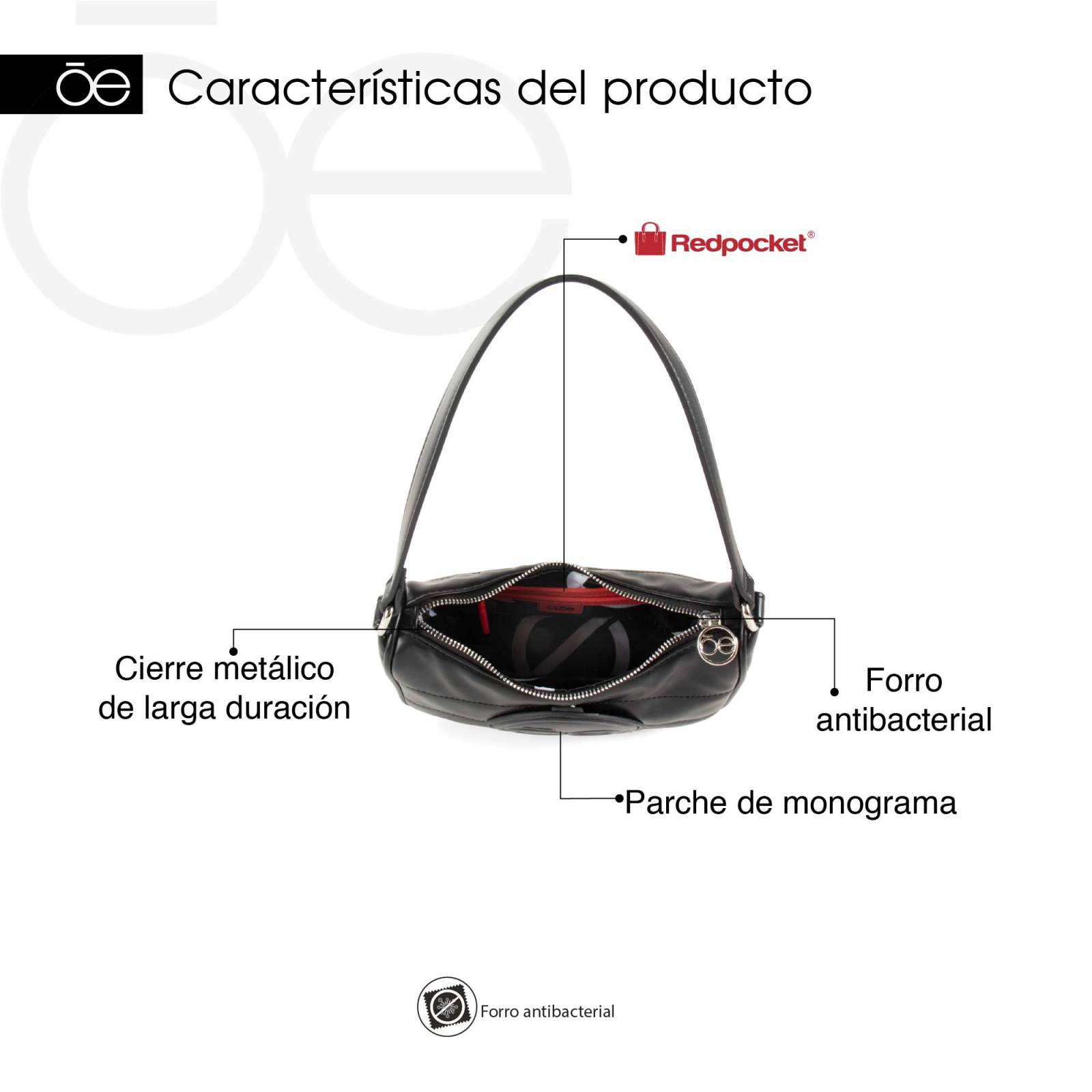 Bolsa Hobo Cloe Acolchada color Verde Limón