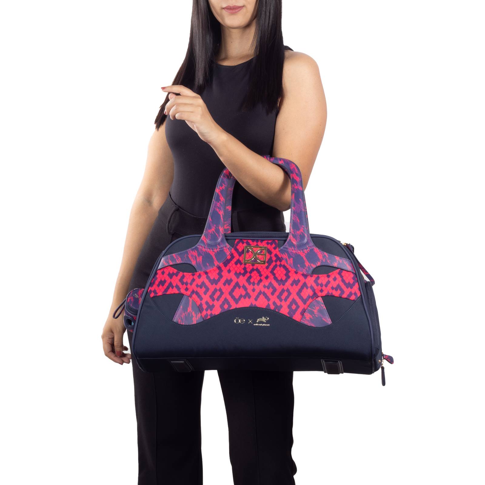 Duffle Bag Oe x Animal Planet con Apertura para Mascota Multicolor