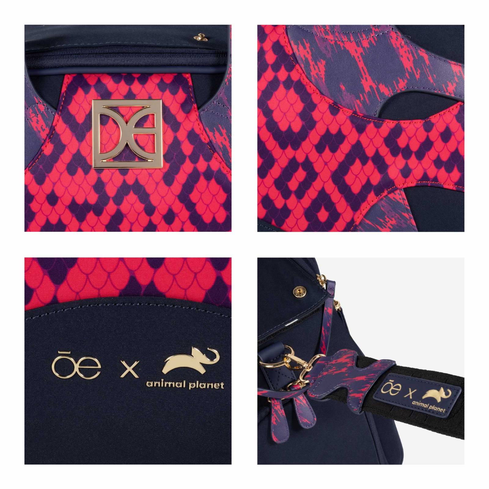 Duffle Bag Oe x Animal Planet con Apertura para Mascota Multicolor