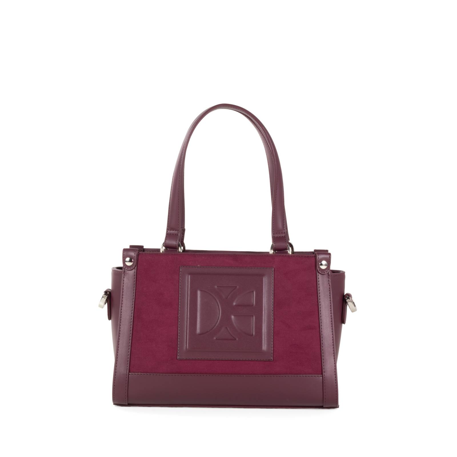 Bolsa Satchel Cloe Para Mujer Parche de monograma y asa