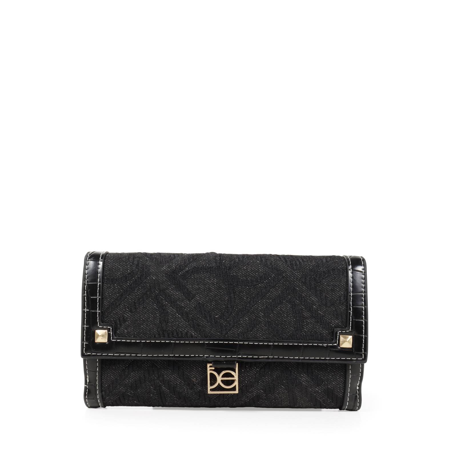 Cartera Flap Cloe Para Mujer Grande Estoperol decorativo