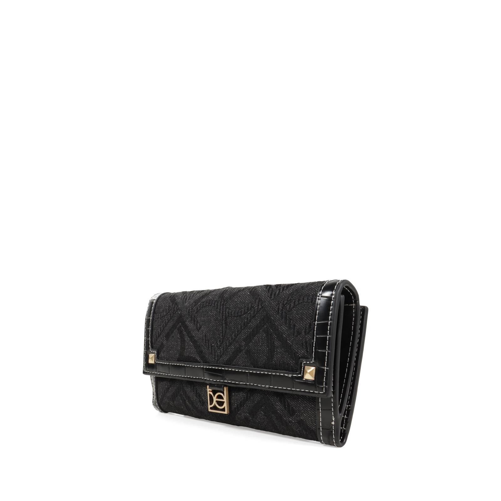 Cartera Flap Cloe Para Mujer Grande Estoperol decorativo