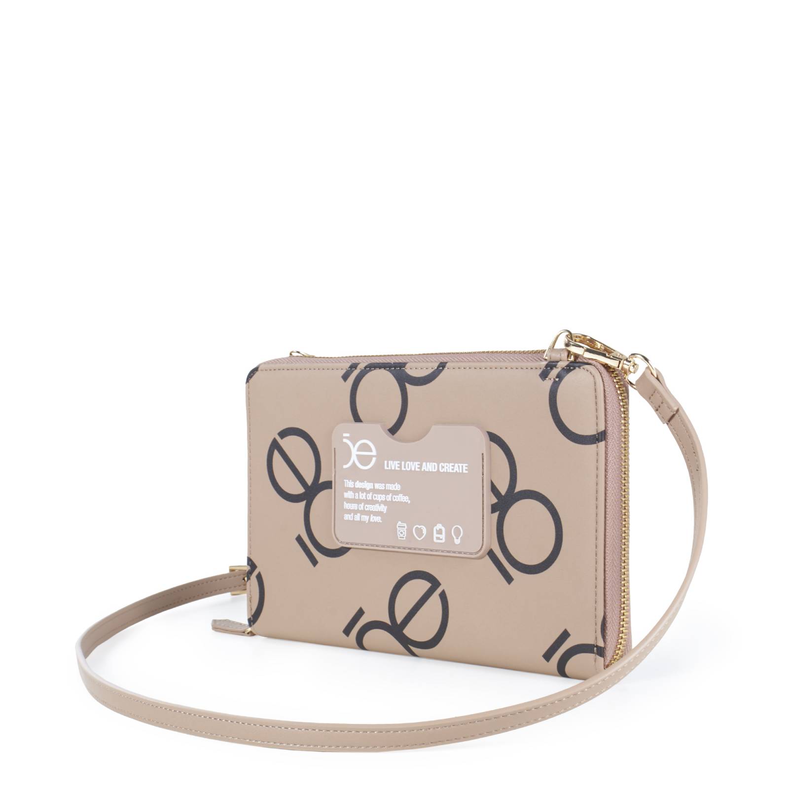 Cartera Cloe Para Mujer Grande 2 en 1 Porta Pasaporte