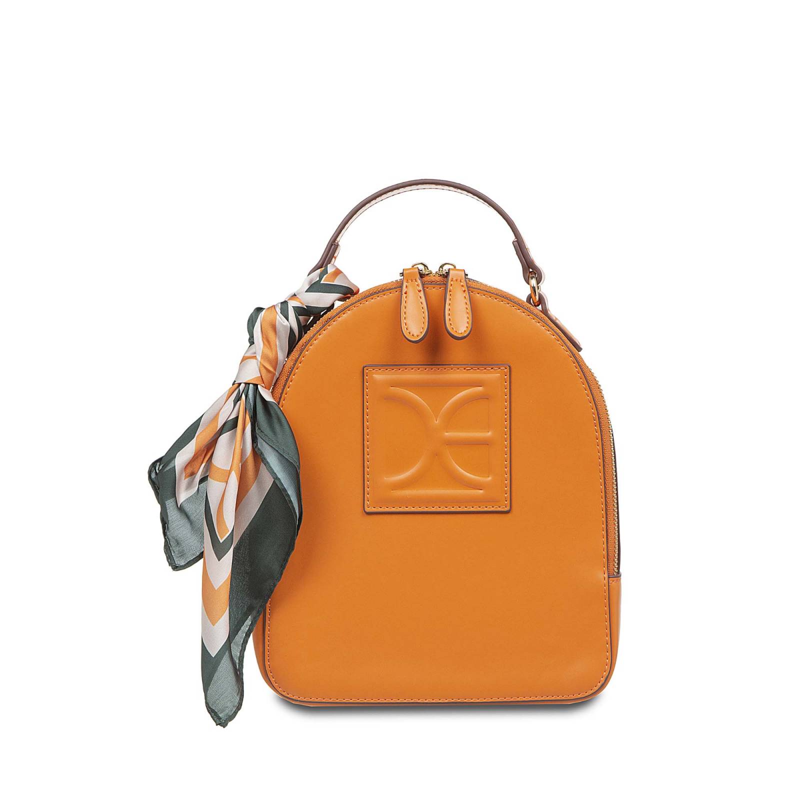 Mochila Cloe con Mascada color Naranja