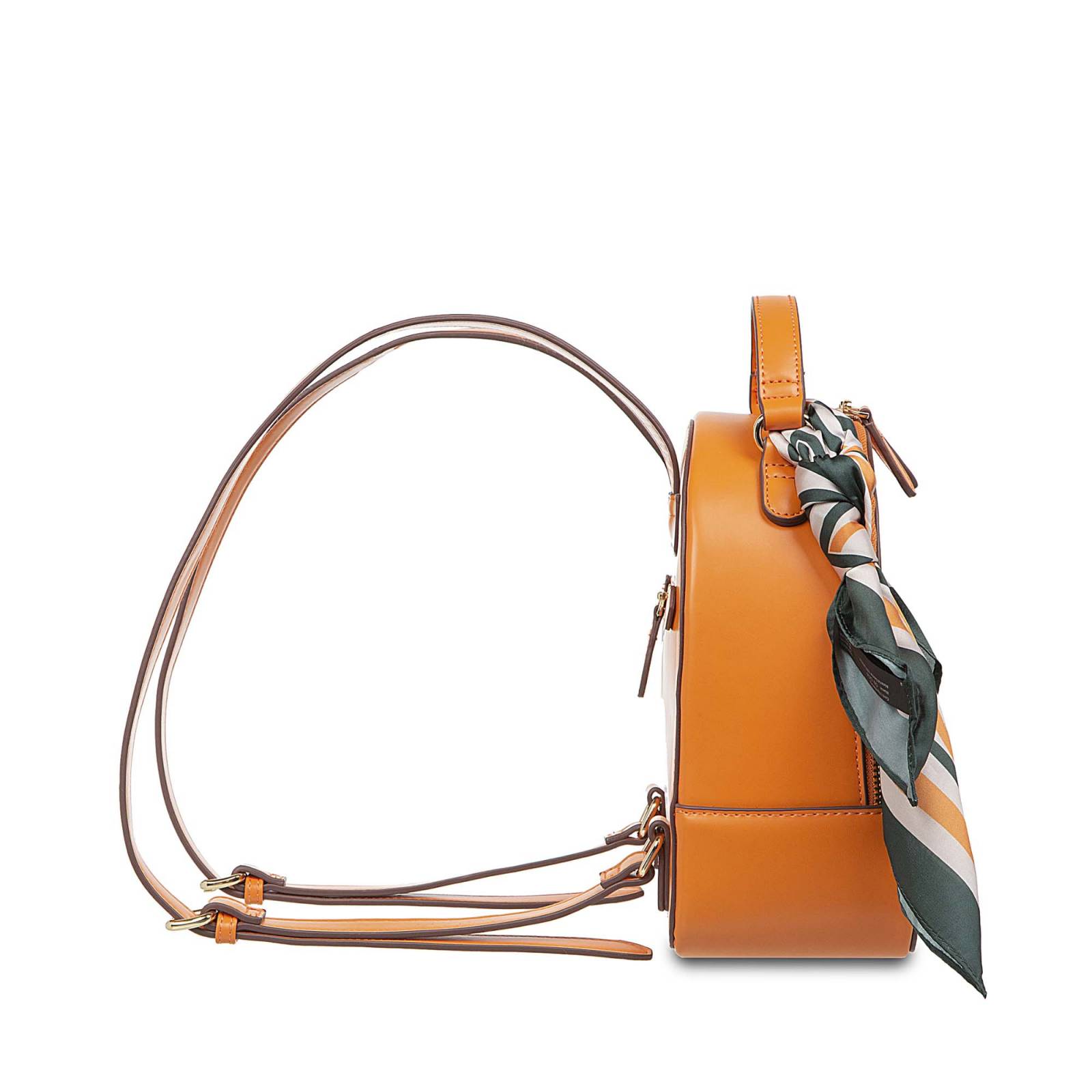 Mochila Cloe con Mascada color Naranja