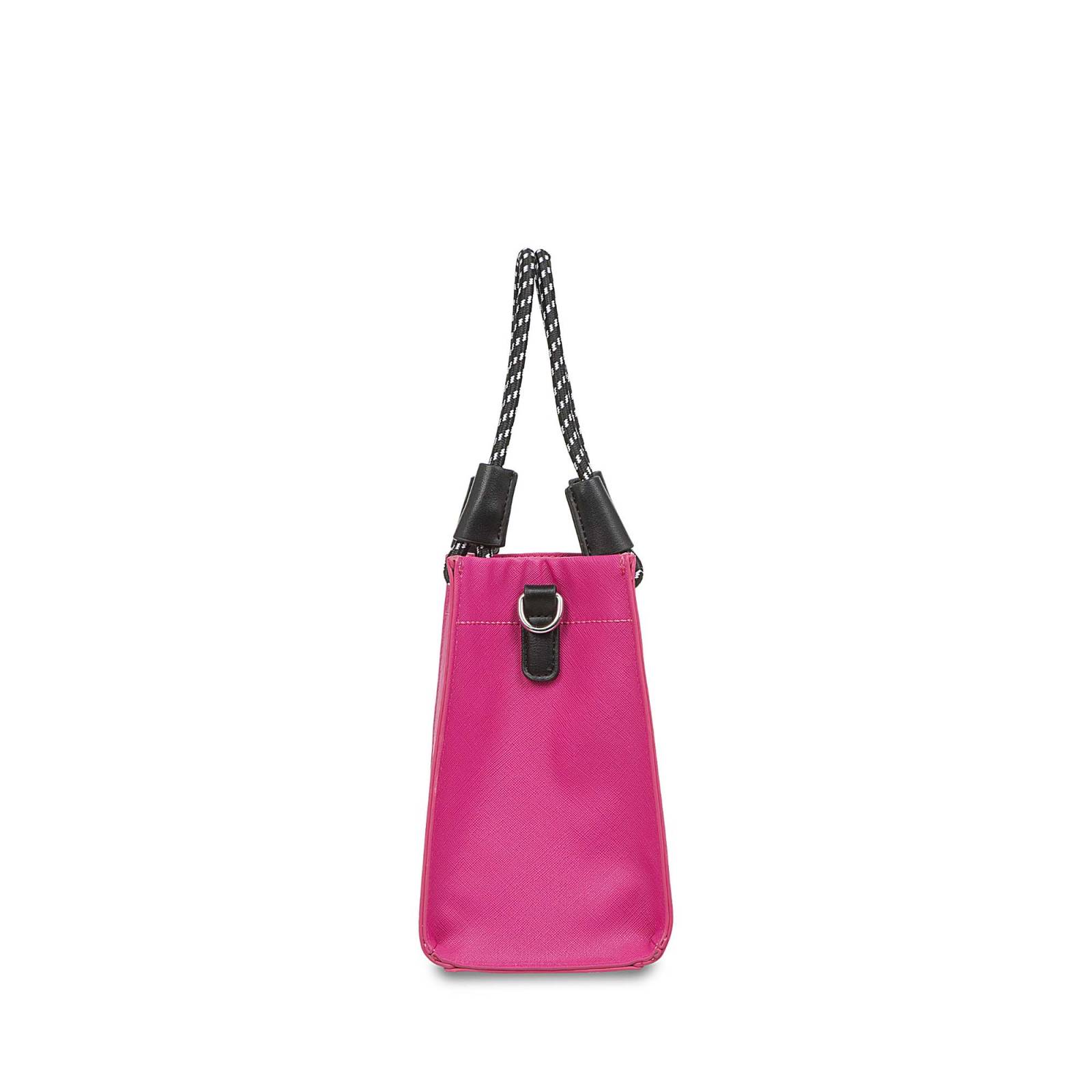 Bolsa Tote Cloe Chico Tarjetero Decorativo color Rosa