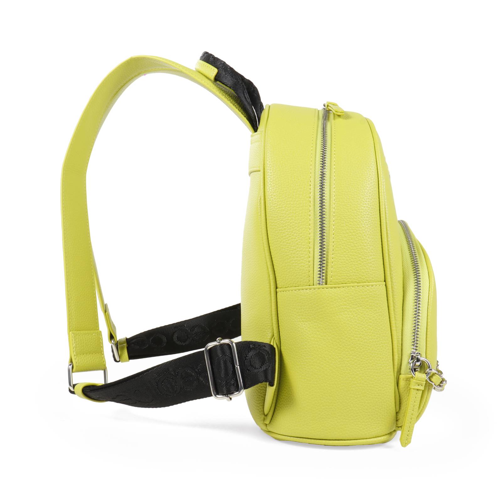 Mochila Cloe Mediana Cadena Decorativa color Verde Limón