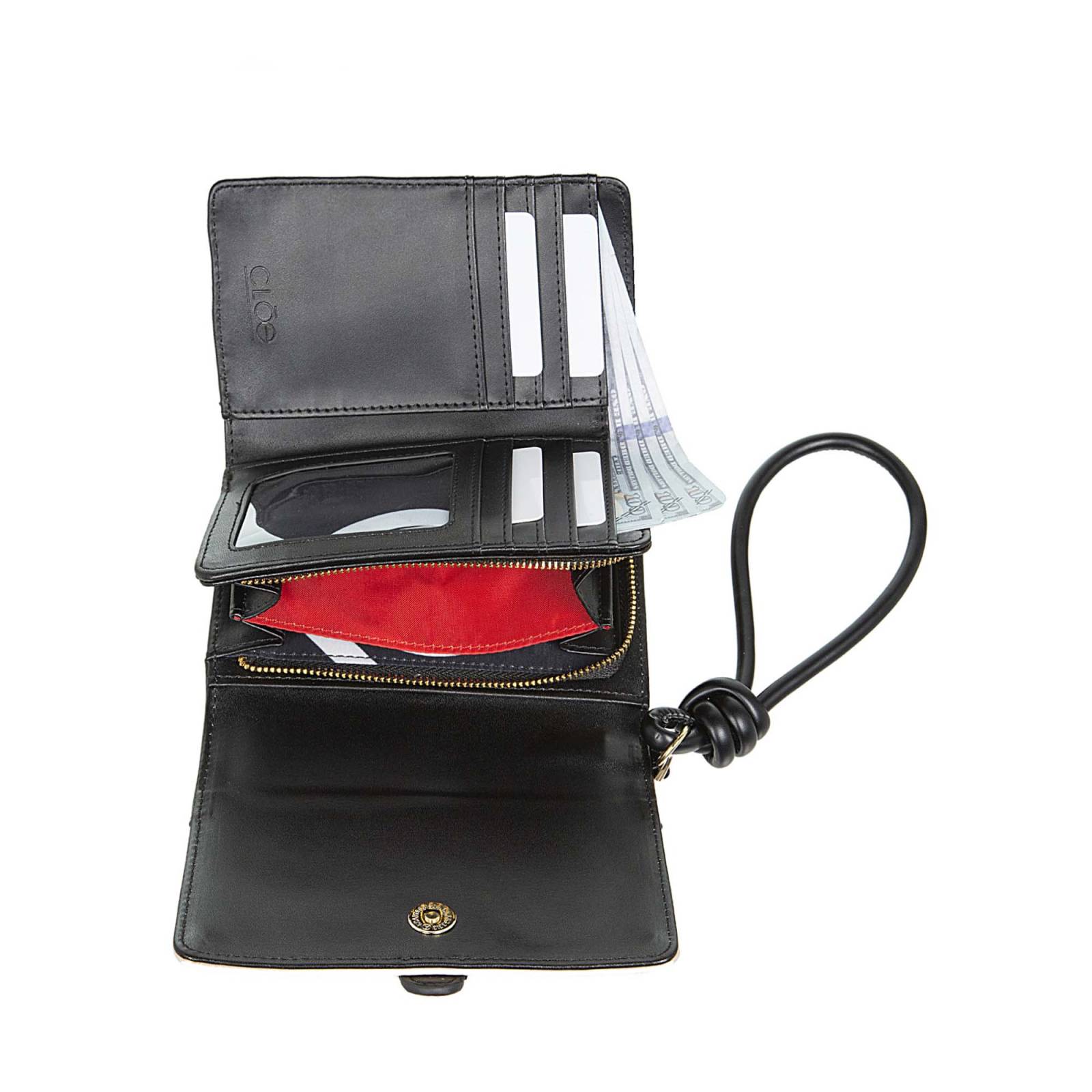 Cartera Mediana Cloe Para Mujer Flap con Maneral Con Broche