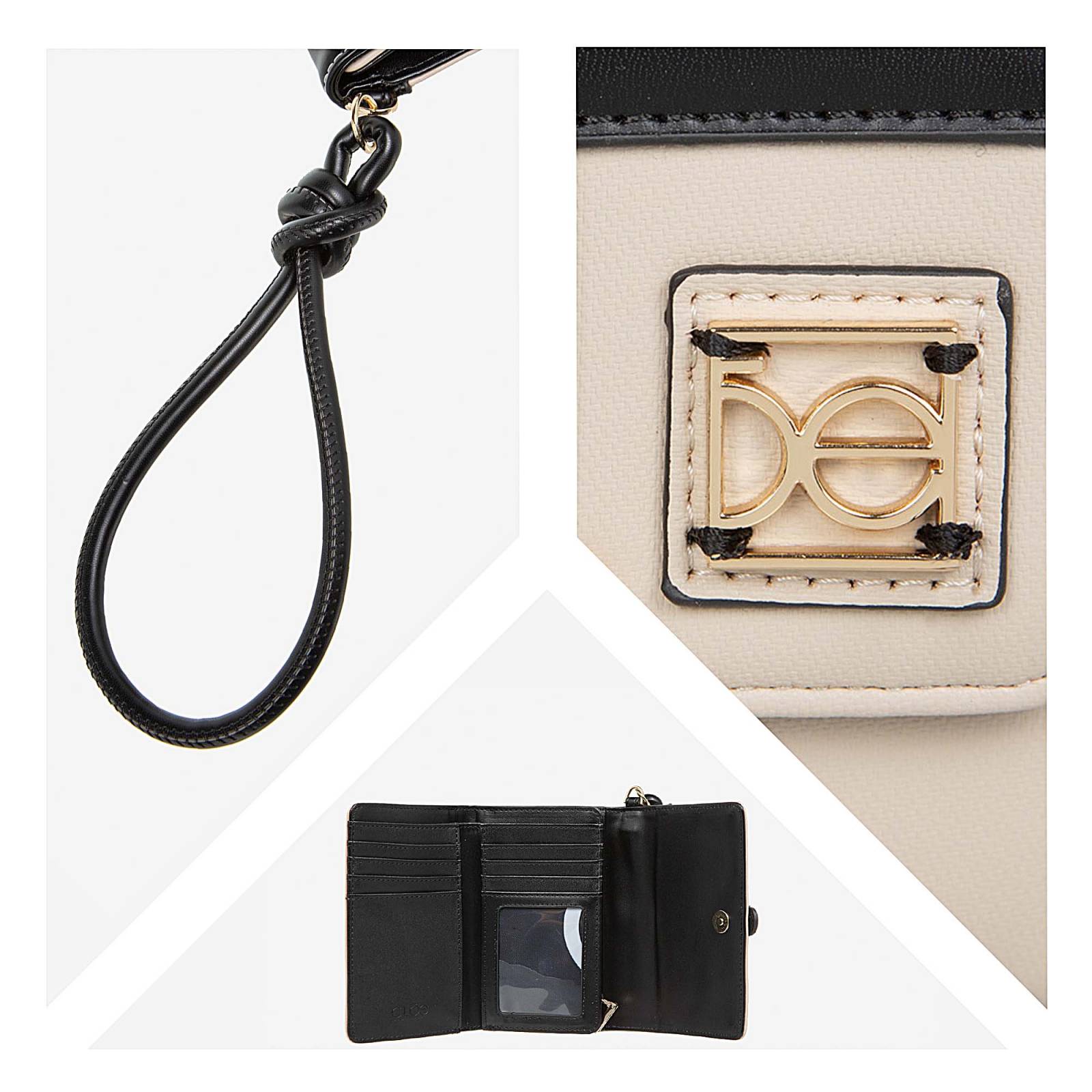 Cartera Mediana Cloe Para Mujer Flap con Maneral Con Broche