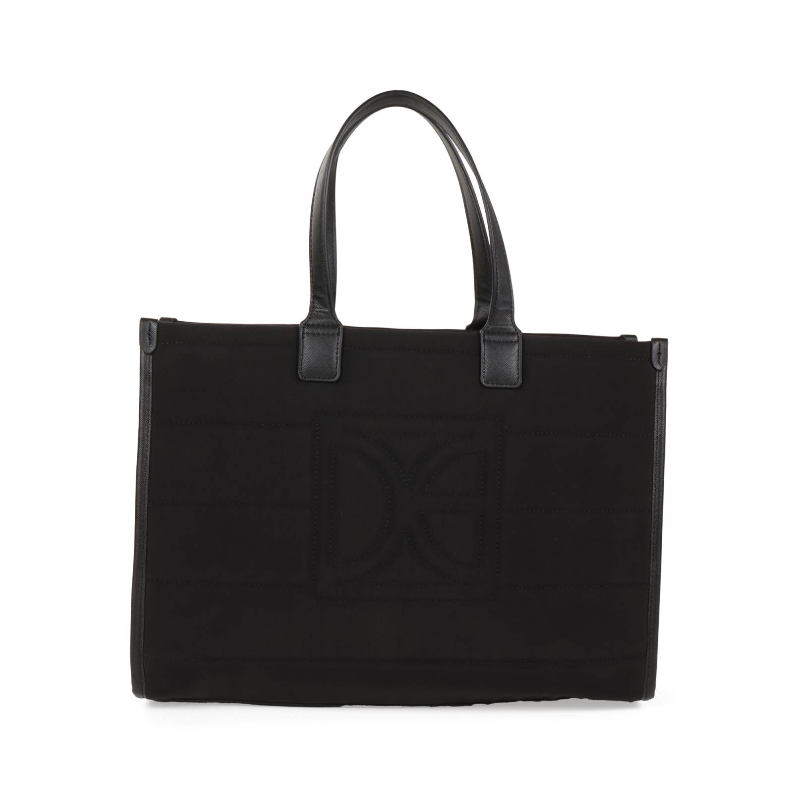 Bolsa Tote Cloe Grande Textil color Negro